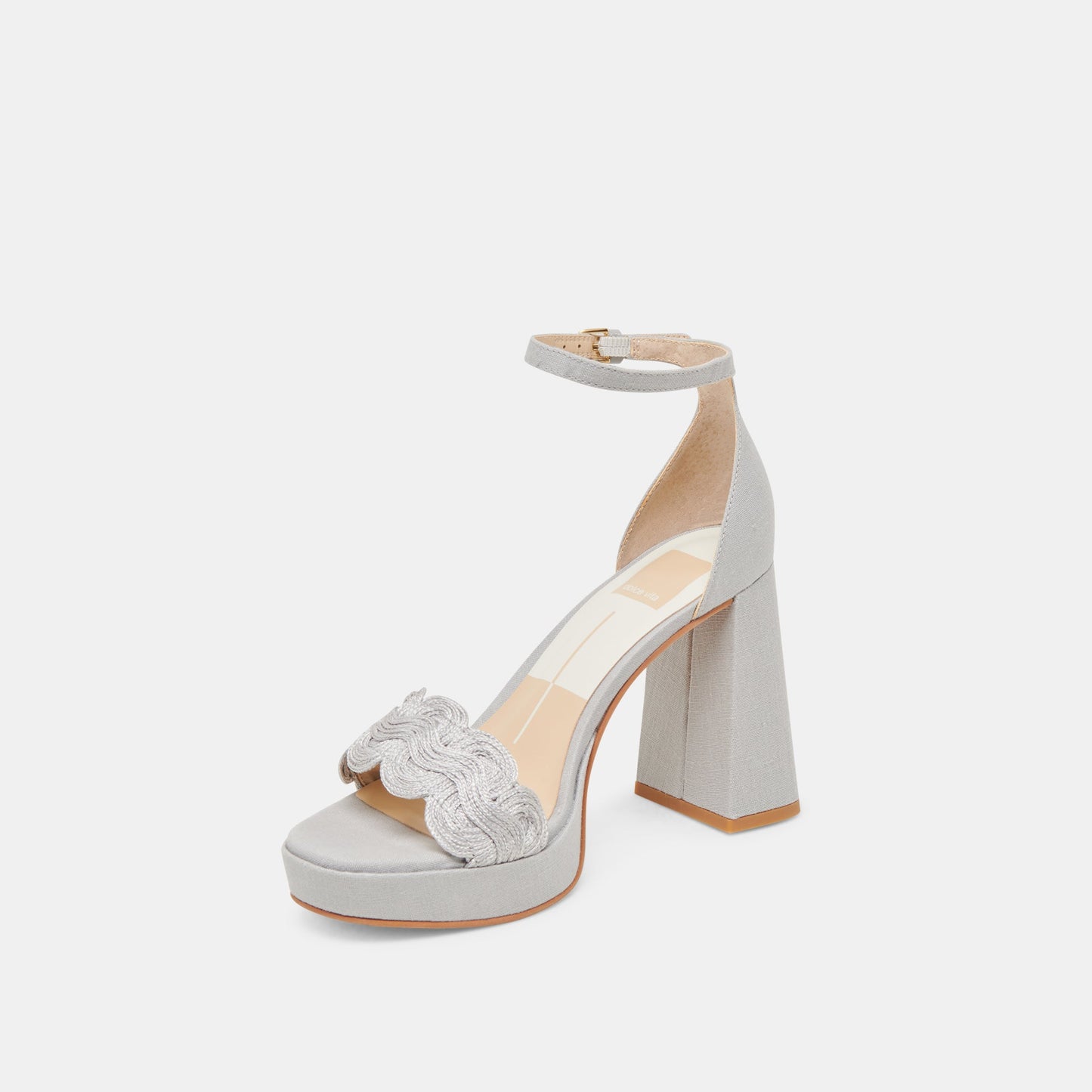 PELTIN HEELS GREY WOVEN RAFFIA
 – Dolce Vita Dolce Vita Discount