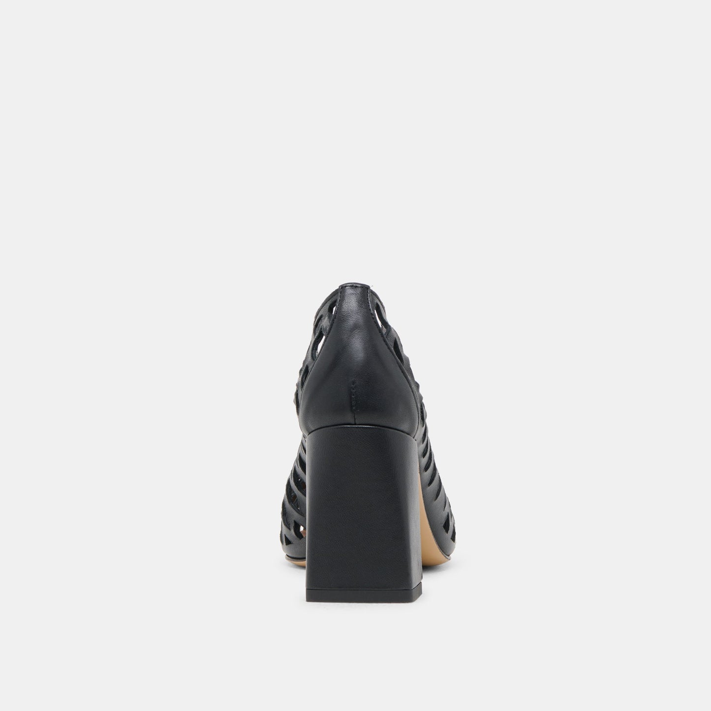Tanya Black Woven Leather Heels Dolce Vita Sale