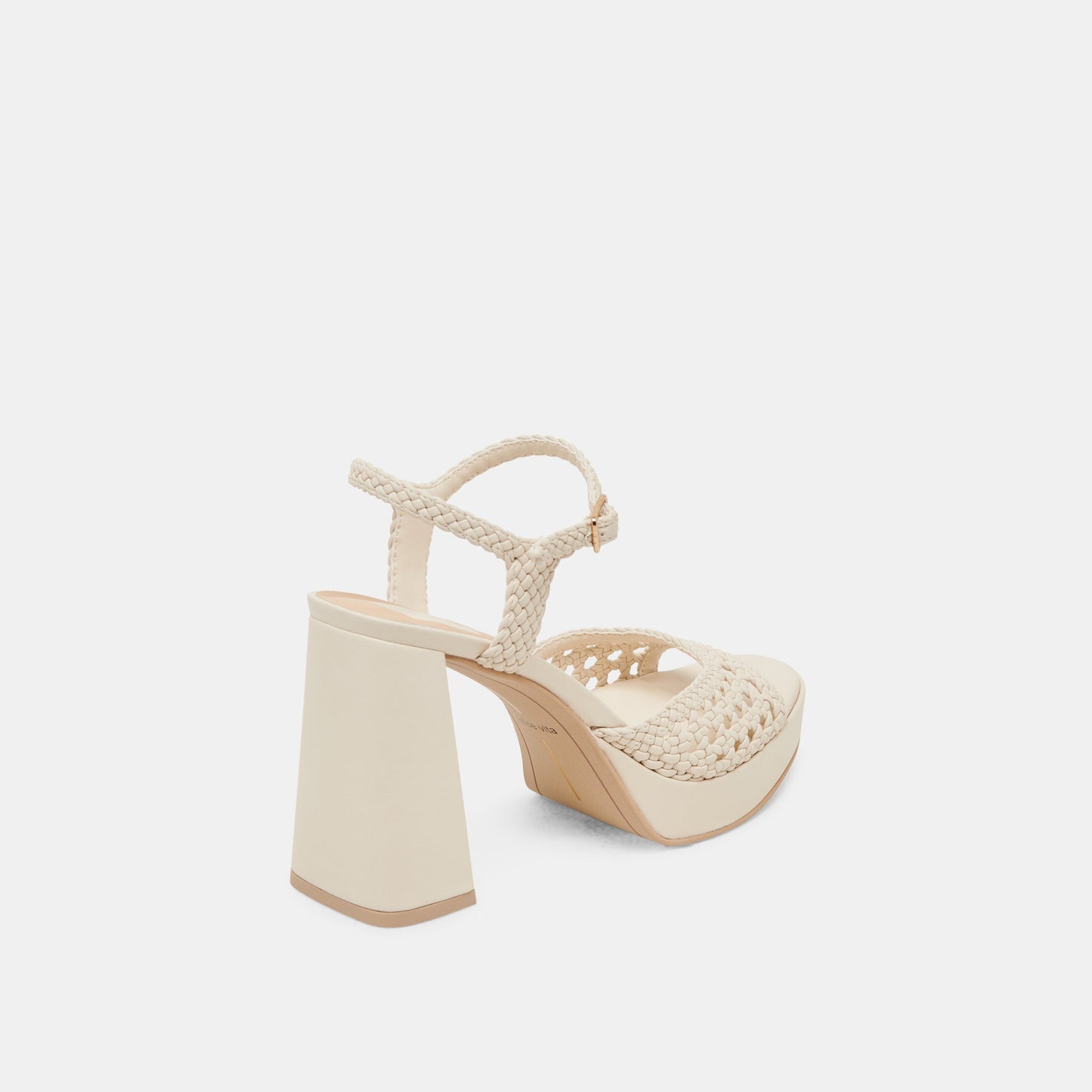 PEYTEN WIDE HEELS CREME WOVEN STELLA
 – Dolce Vita Dolce Vita Outlet