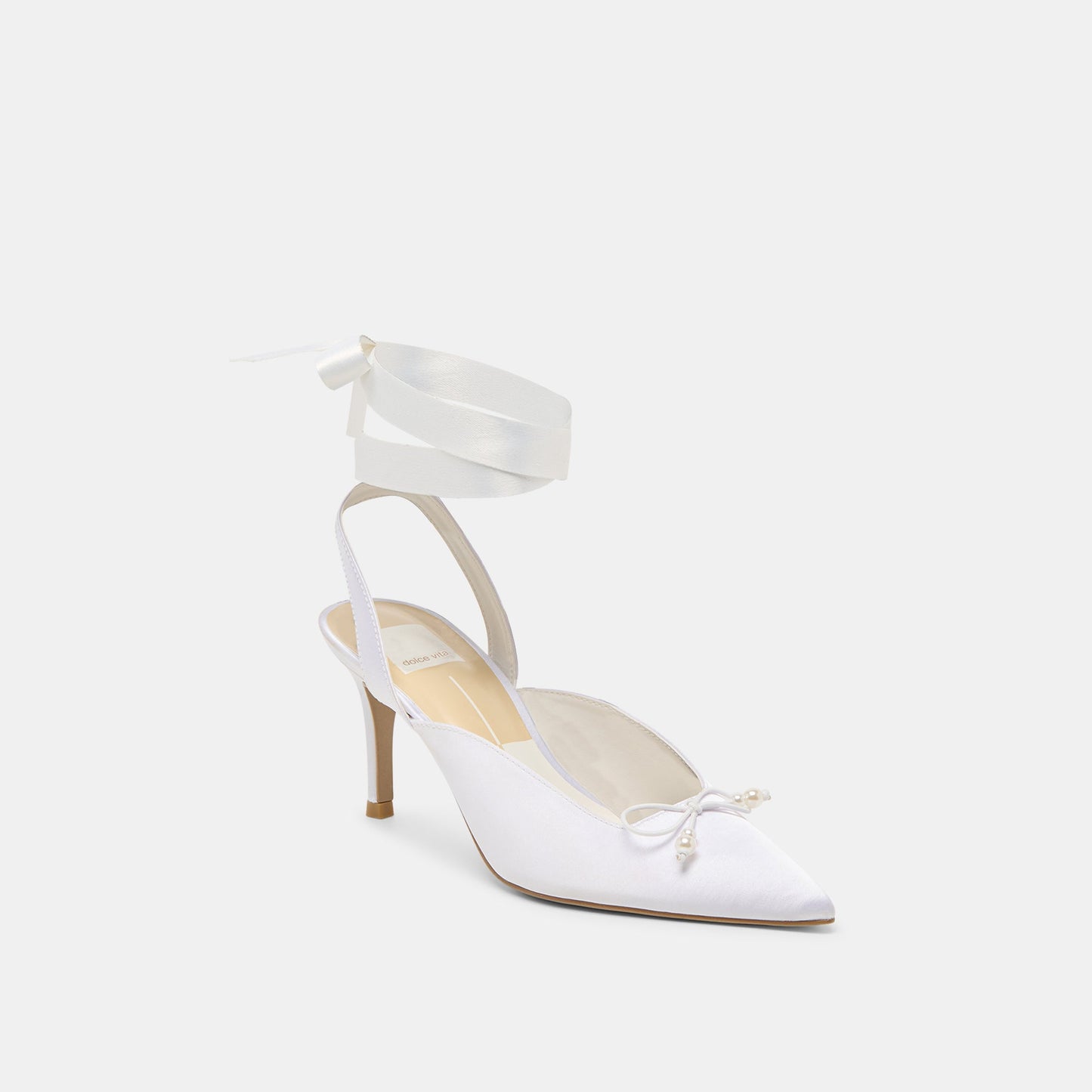 Efora True White Satin Heels Dolce Vita Online