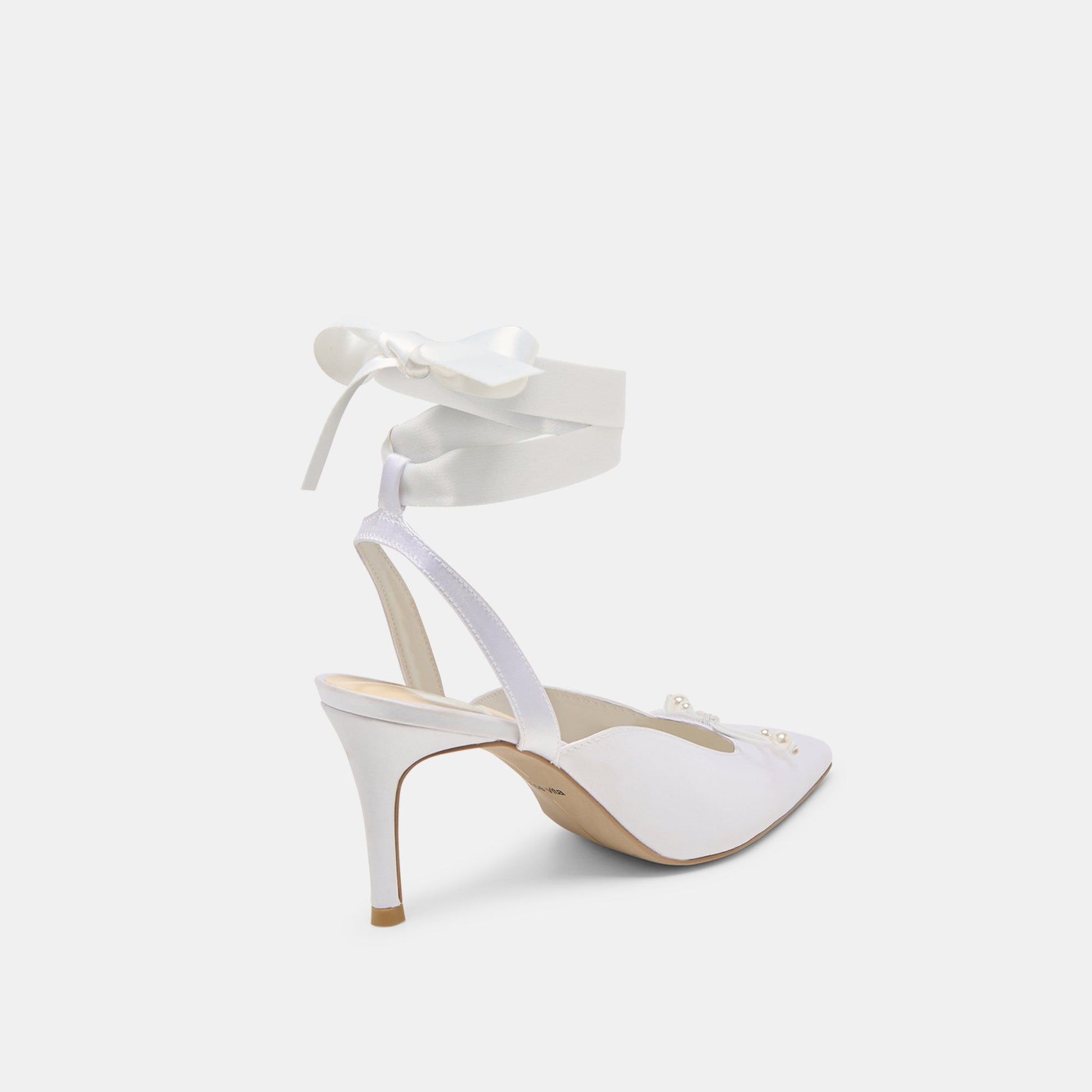 Efora True White Satin Heels Dolce Vita Online