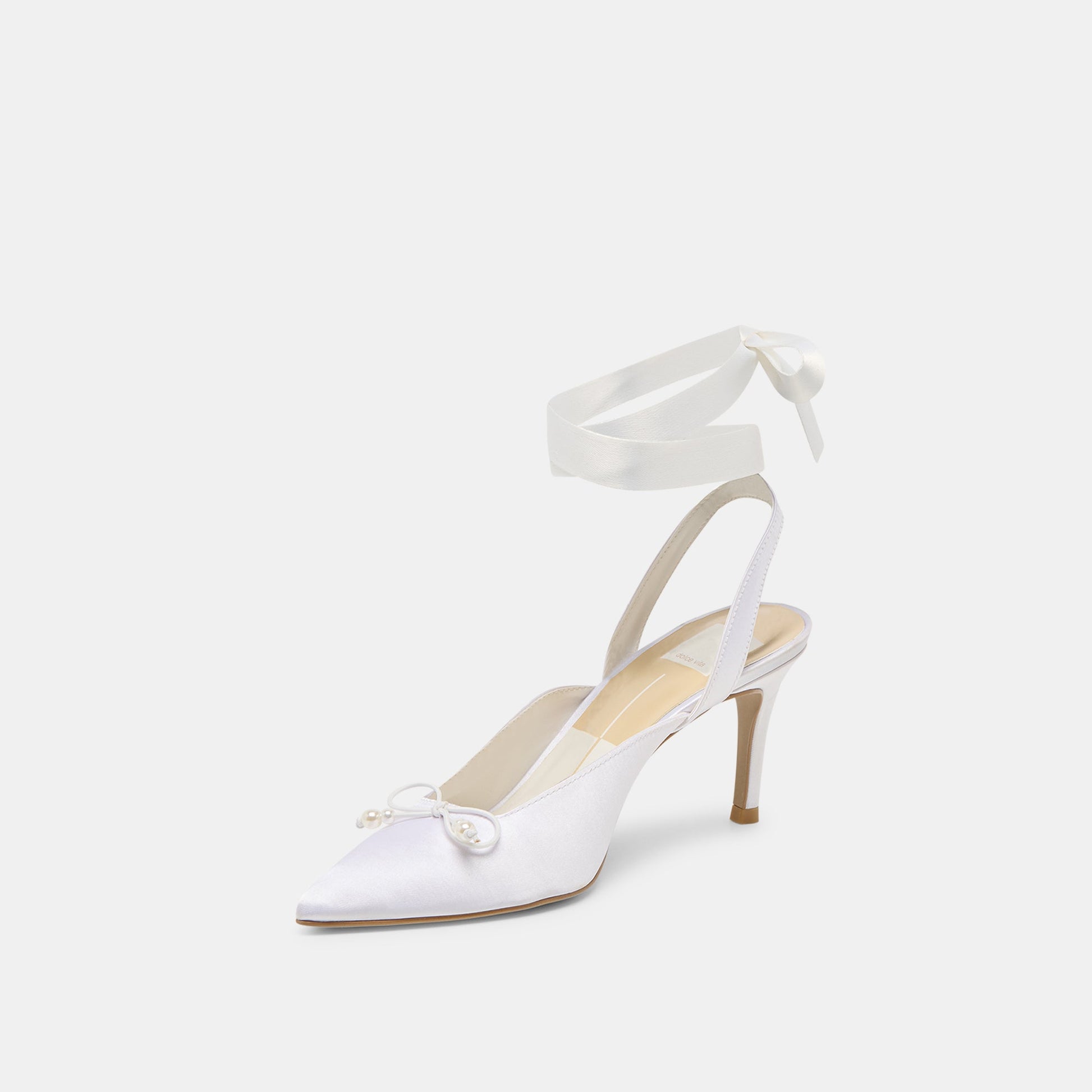 Efora True White Satin Heels Dolce Vita Online
