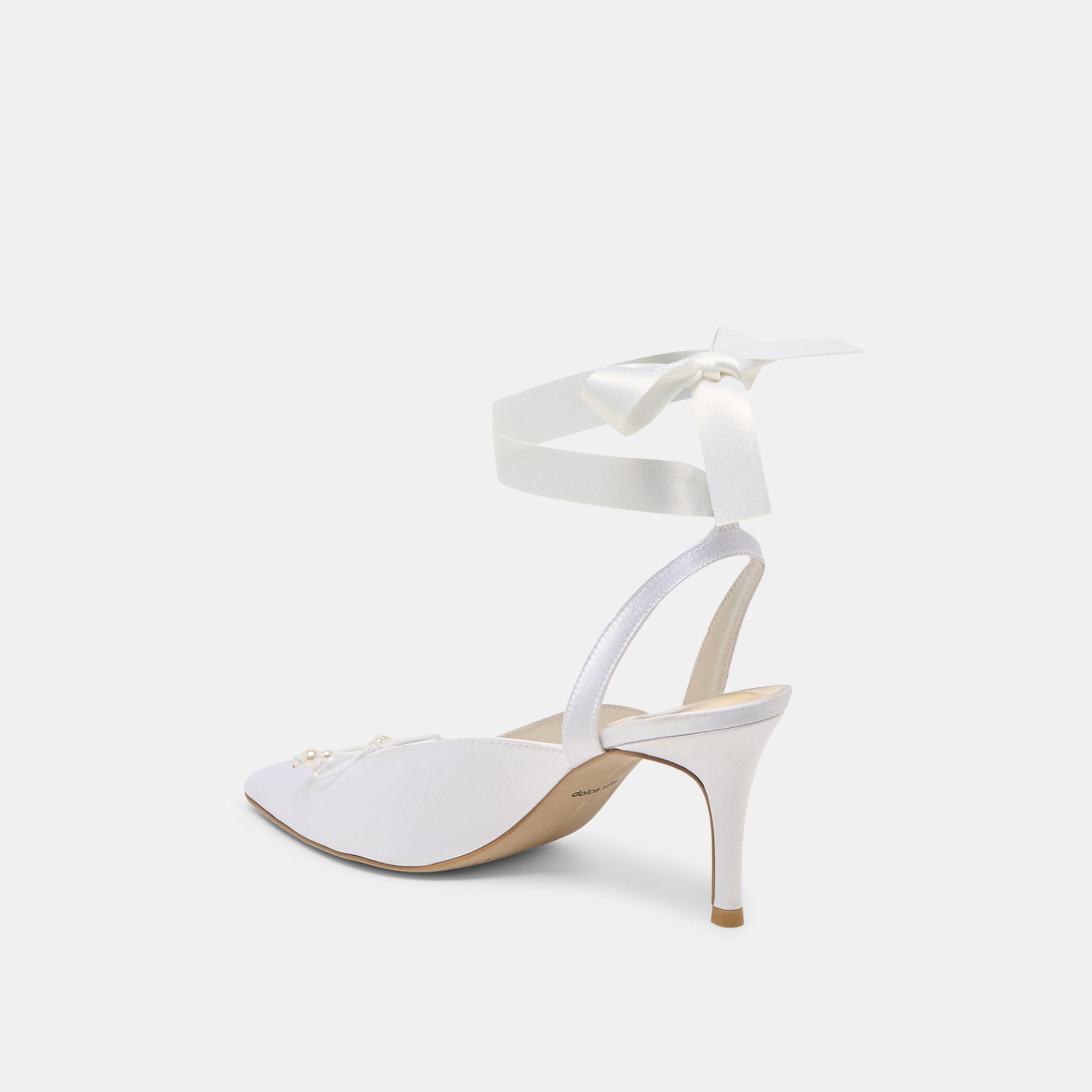 Efora True White Satin Heels Dolce Vita Online