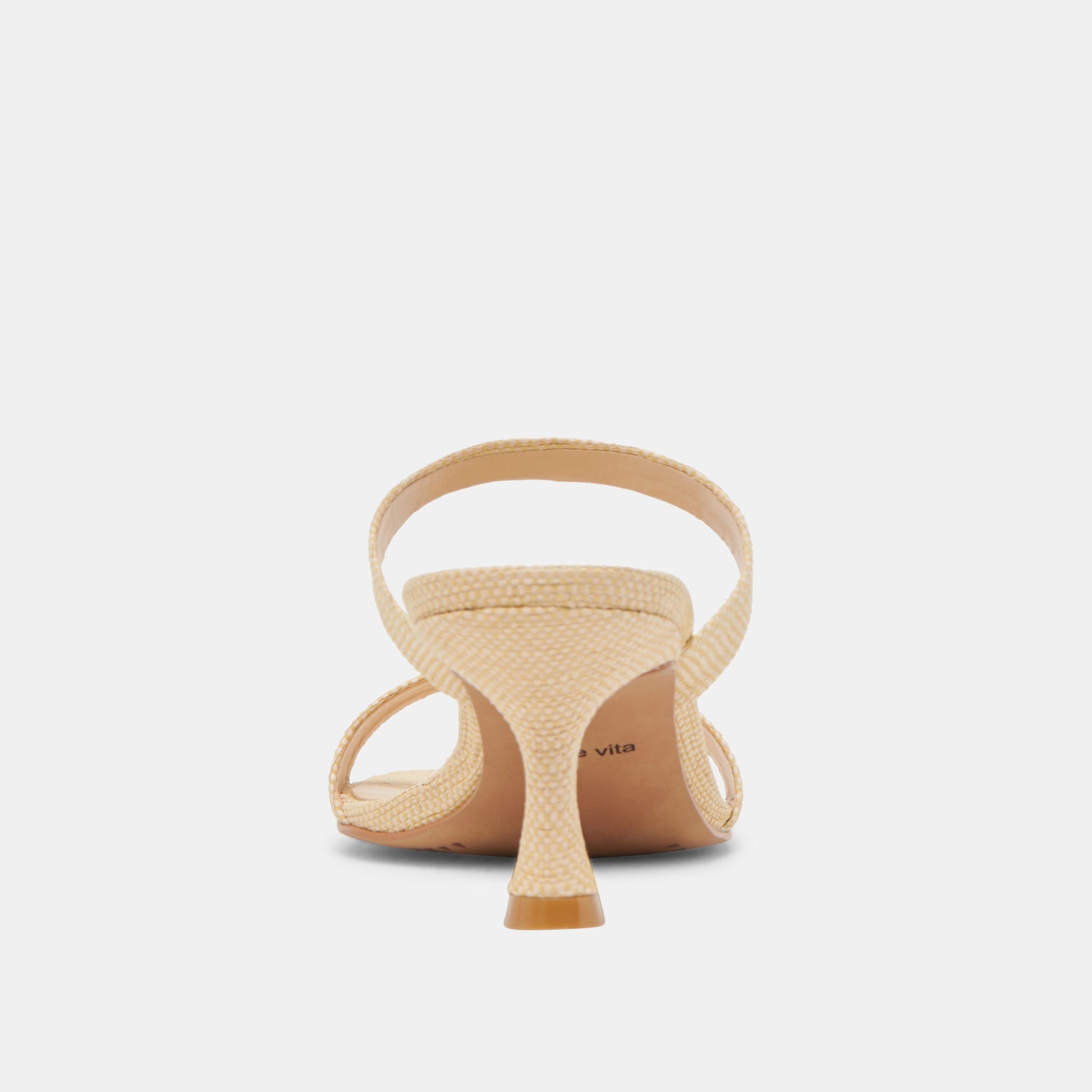Genora Wide Lt Natural Woven Raffia Heels Dolce Vita Sale