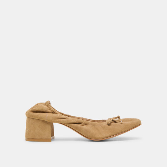 Karmin Dk Taupe Suede Heels Dolce Vita For sale