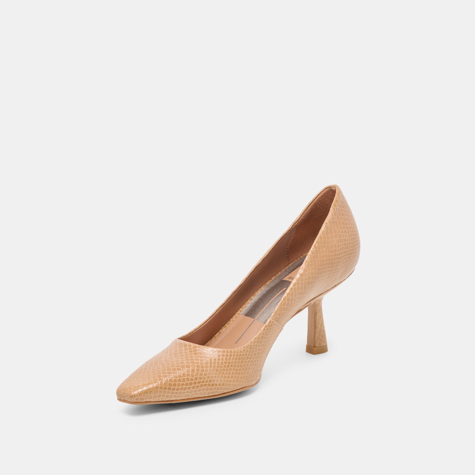 Briona Whiskey Embossed Leather Heels Dolce Vita Sale