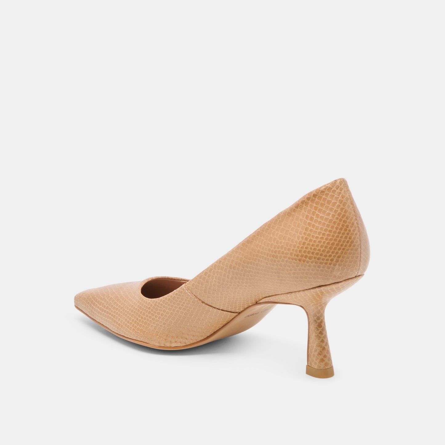 Briona Whiskey Embossed Leather Heels Dolce Vita Sale