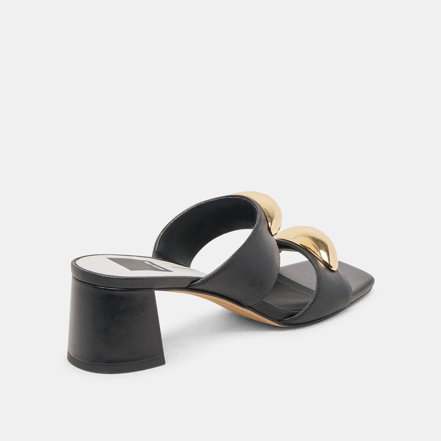 Barnet Black Leather Heels Dolce Vita Outlet