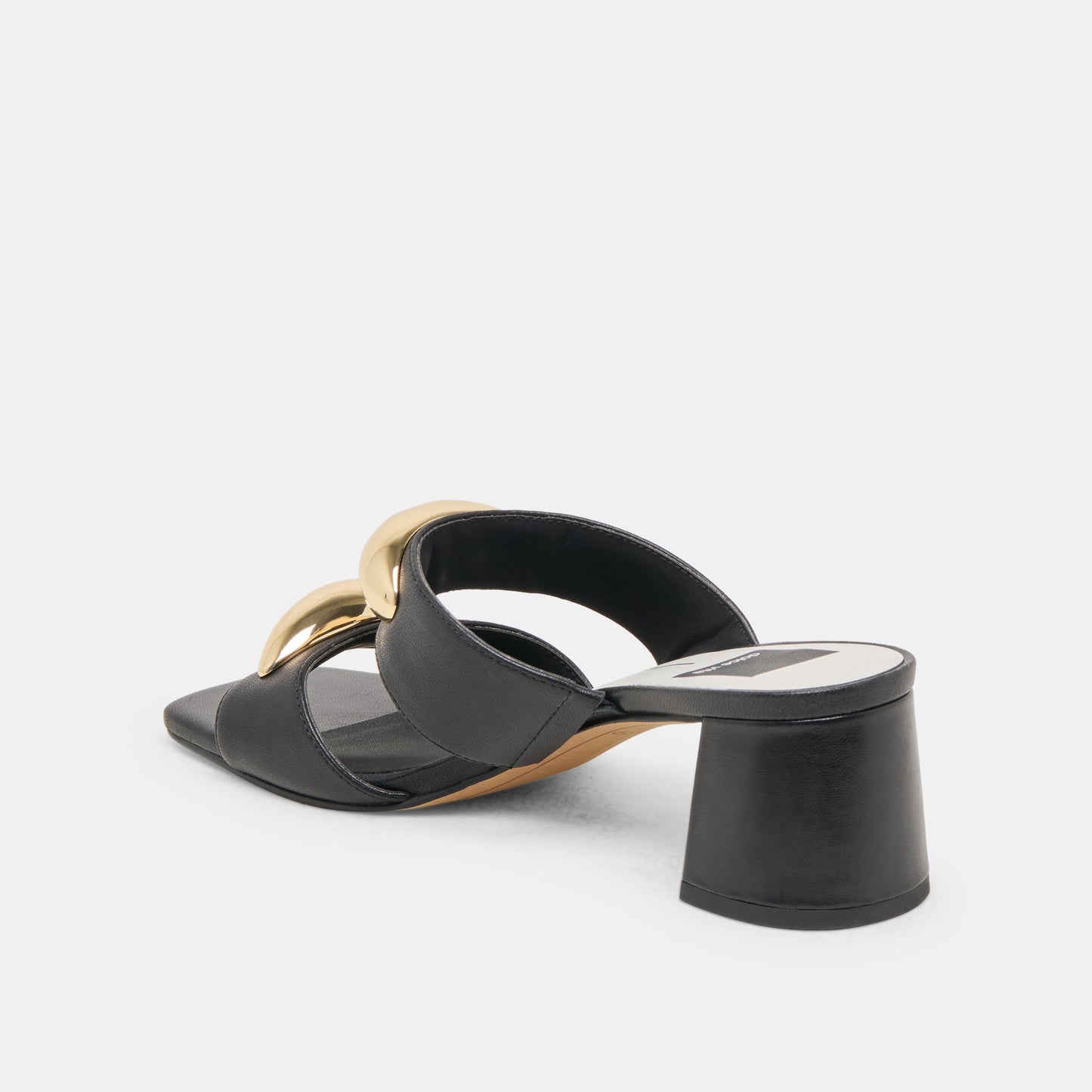 Barnet Black Leather Heels Dolce Vita Outlet