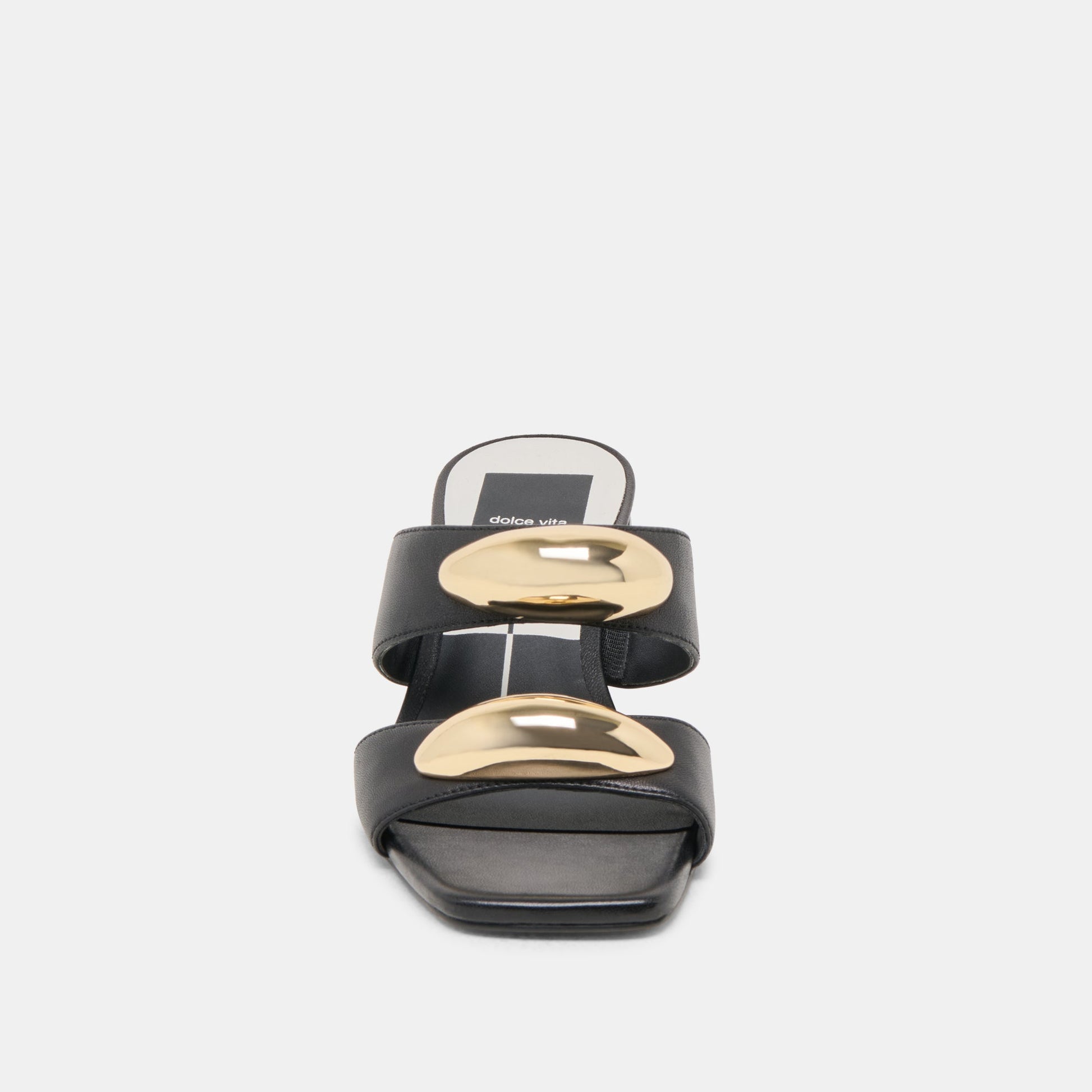 Barnet Black Leather Heels Dolce Vita Outlet