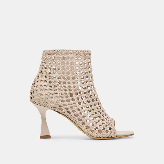 Quin Bone Woven Leather Heels Dolce Vita New