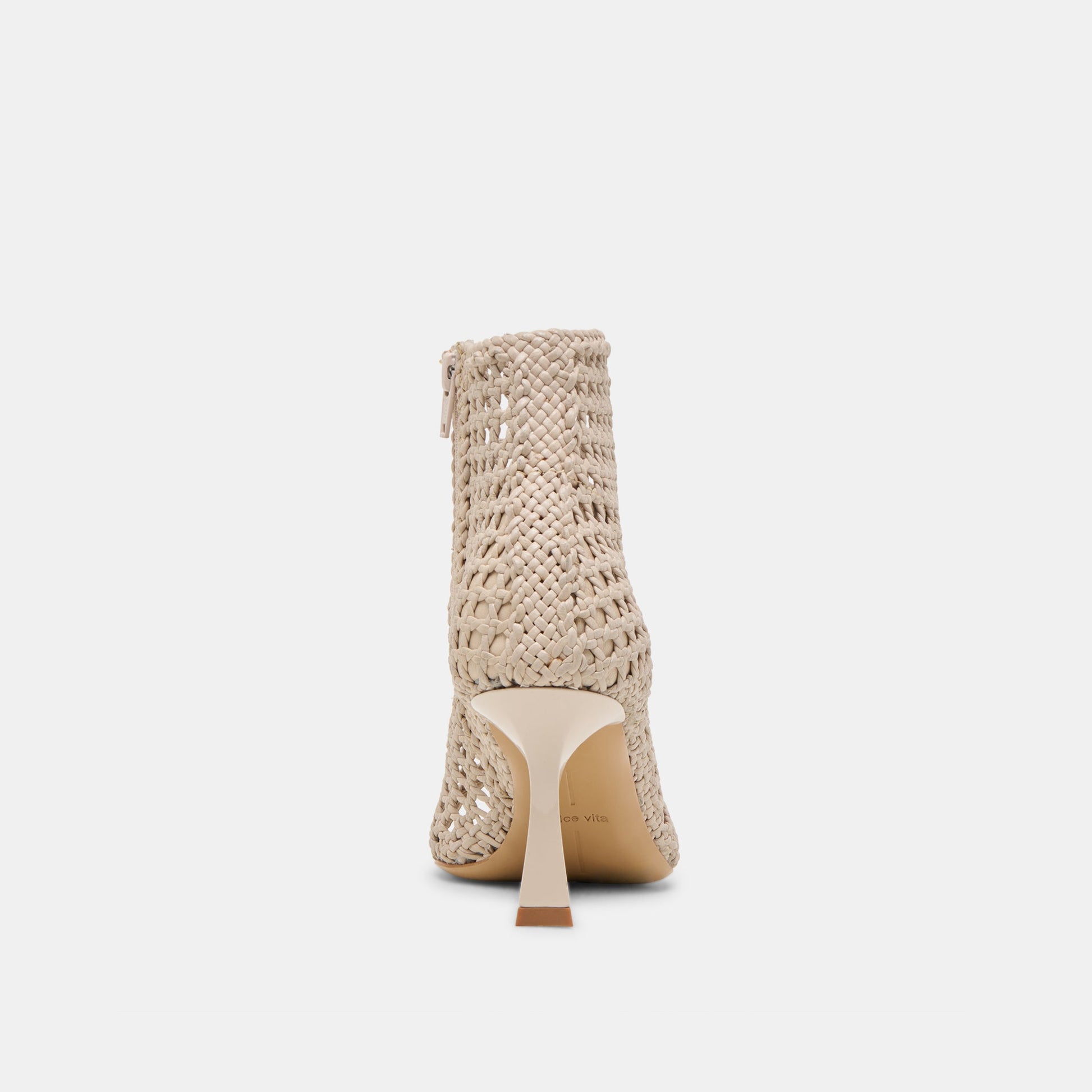 Quin Bone Woven Leather Heels Dolce Vita New