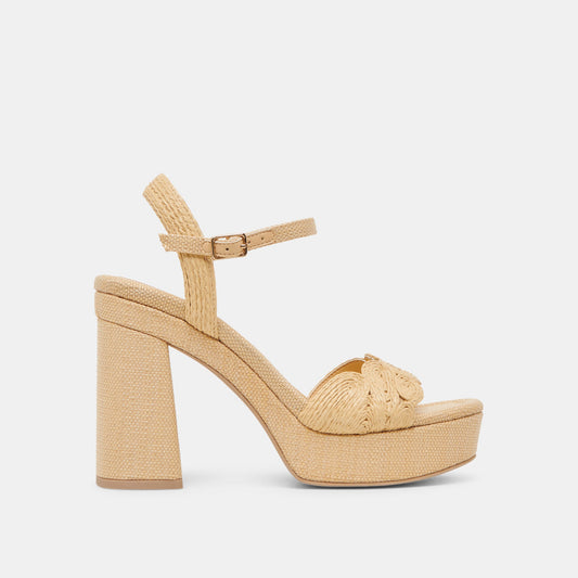 TINAYA HEELS LT NATURAL RAFFIA
 – Dolce Vita Dolce Vita Outlet