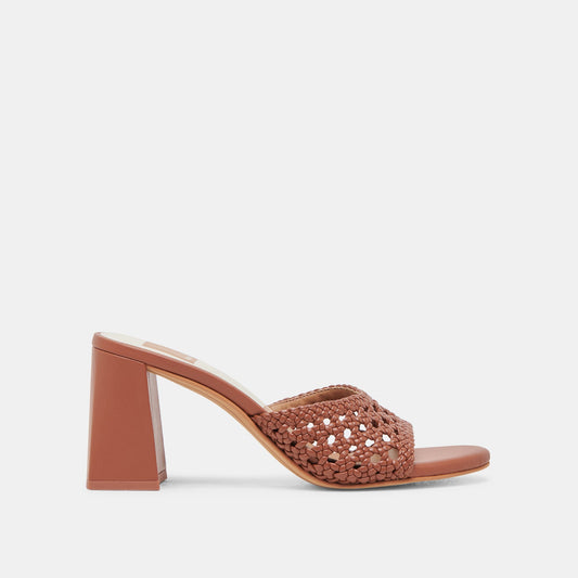 MARGOE HEELS COGNAC WOVEN STELLA
 – Dolce Vita Dolce Vita New