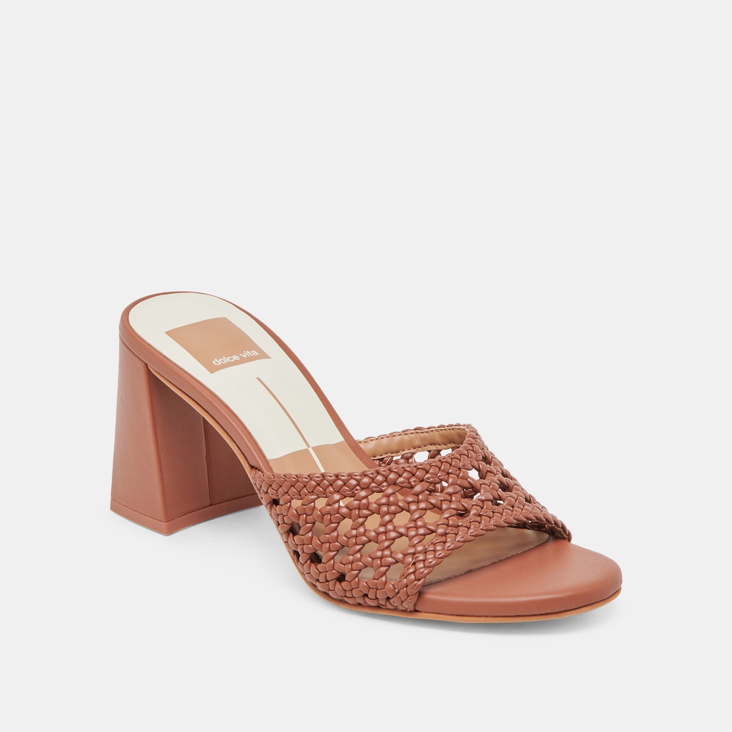 MARGOE HEELS COGNAC WOVEN STELLA
 – Dolce Vita Dolce Vita New