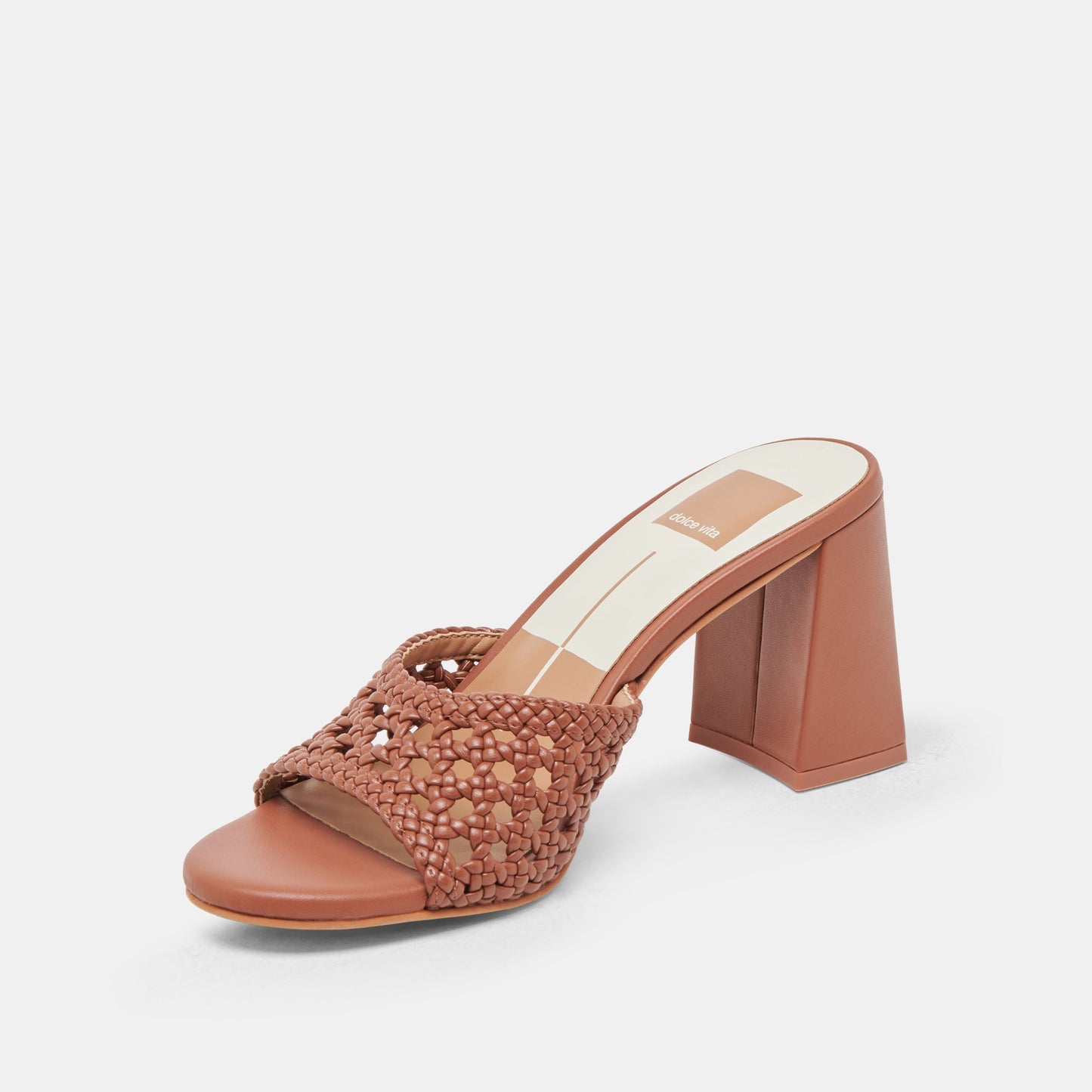 MARGOE HEELS COGNAC WOVEN STELLA
 – Dolce Vita Dolce Vita New