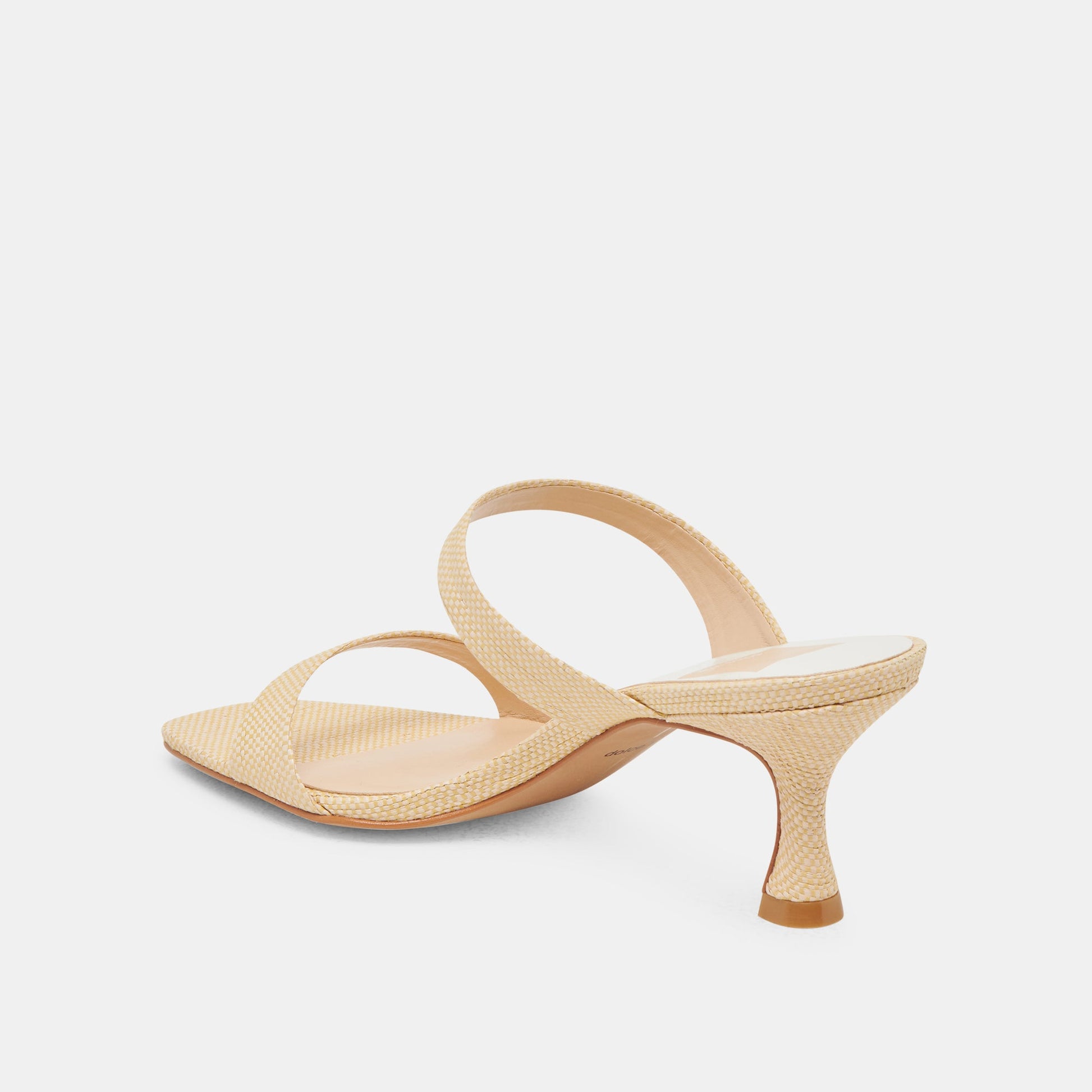 Genora Lt Natural Woven Raffia Heels Dolce Vita Discount