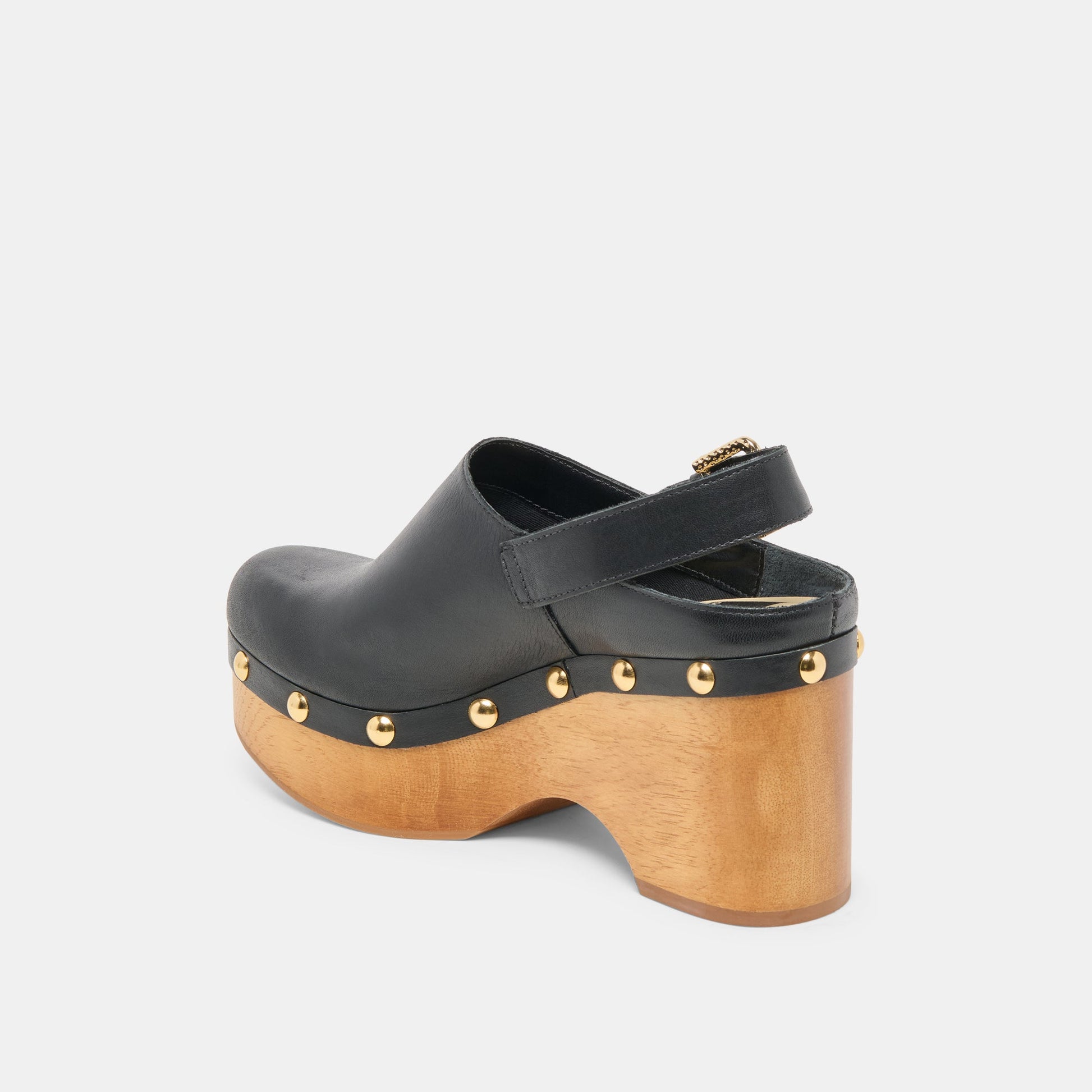 Adelan Black Leather Clogs Dolce Vita Online