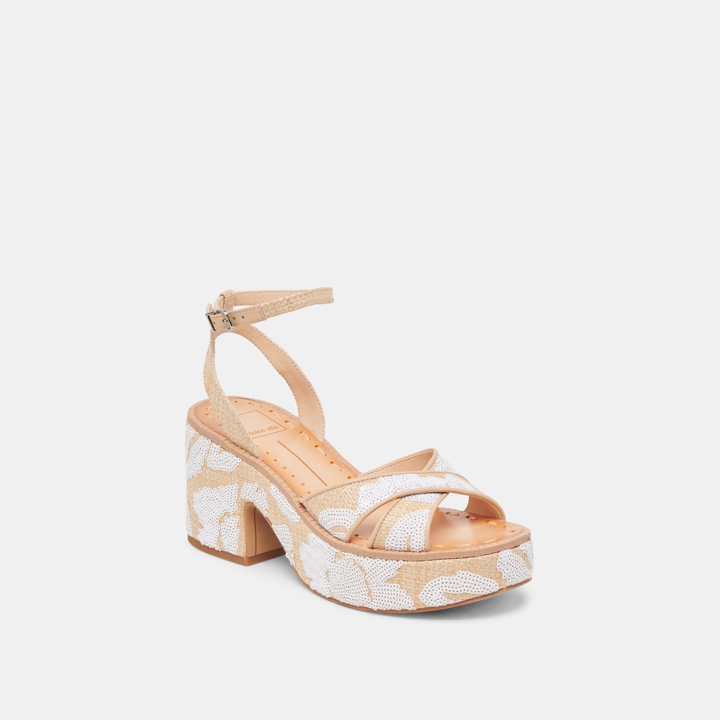 ENIKO HEELS NATURAL MULTI FLORAL SEQUIN
 – Dolce Vita Dolce Vita Outlet