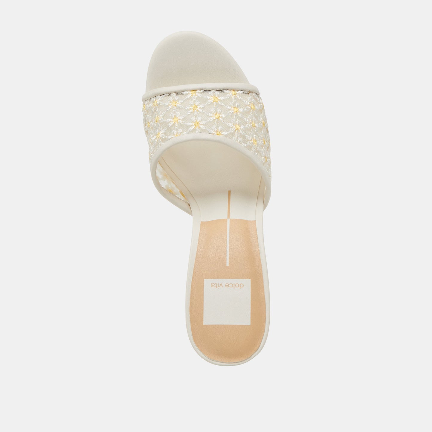 LAVENA FLORAL HEELS WHITE YELLOW FLORAL MESH
 – Dolce Vita Dolce Vita On sale