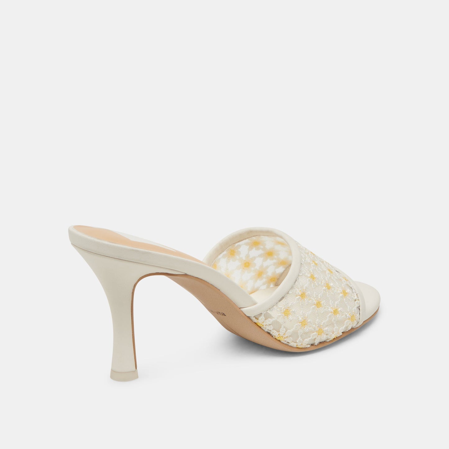 LAVENA FLORAL HEELS WHITE YELLOW FLORAL MESH
 – Dolce Vita Dolce Vita On sale