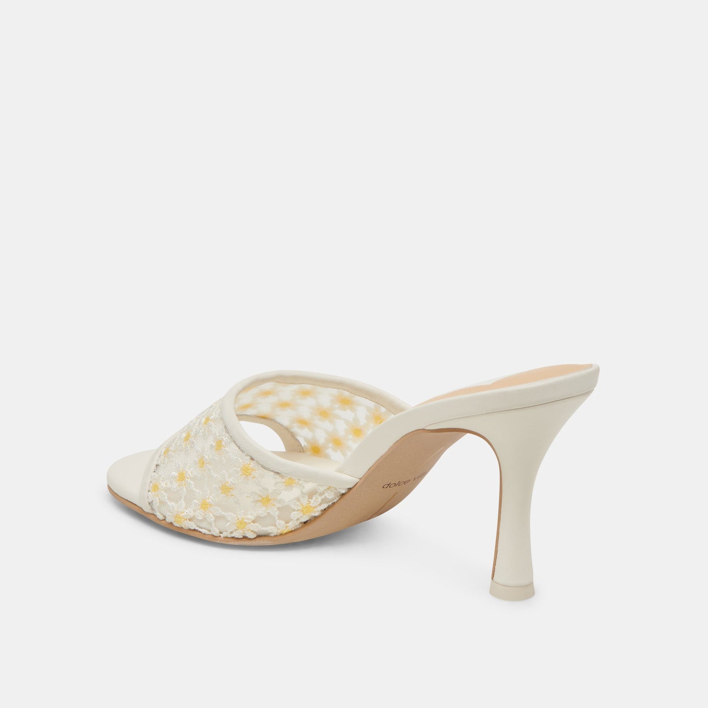 LAVENA FLORAL HEELS WHITE YELLOW FLORAL MESH
 – Dolce Vita Dolce Vita On sale
