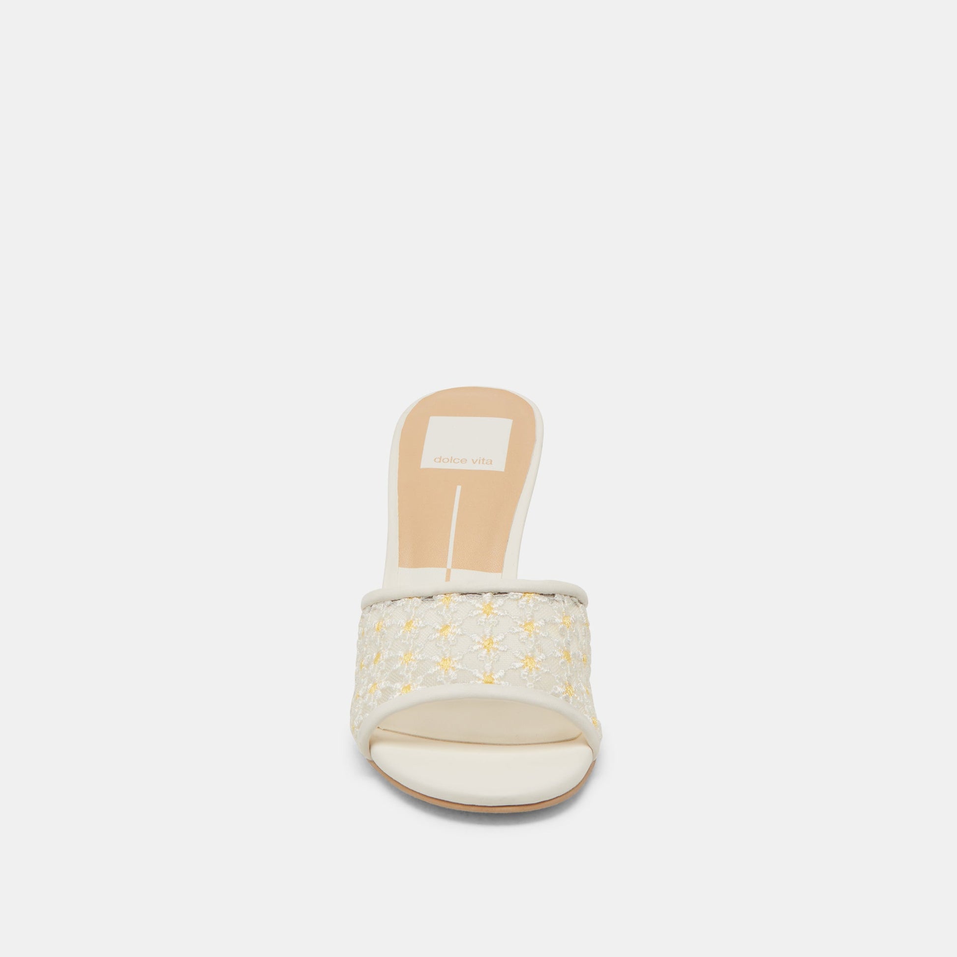 LAVENA FLORAL HEELS WHITE YELLOW FLORAL MESH
 – Dolce Vita Dolce Vita On sale