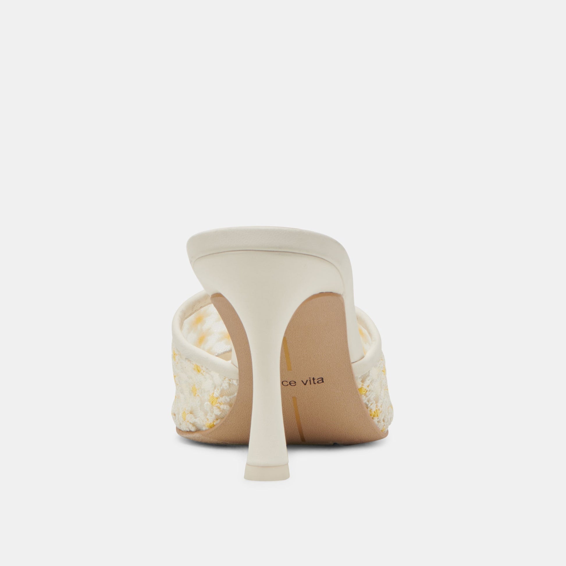LAVENA FLORAL HEELS WHITE YELLOW FLORAL MESH
 – Dolce Vita Dolce Vita On sale