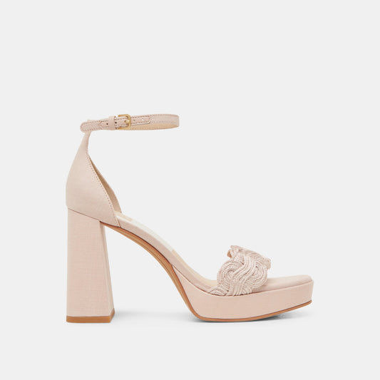 PELTIN HEELS LIGHT PINK WOVEN RAFFIA
 – Dolce Vita Dolce Vita us