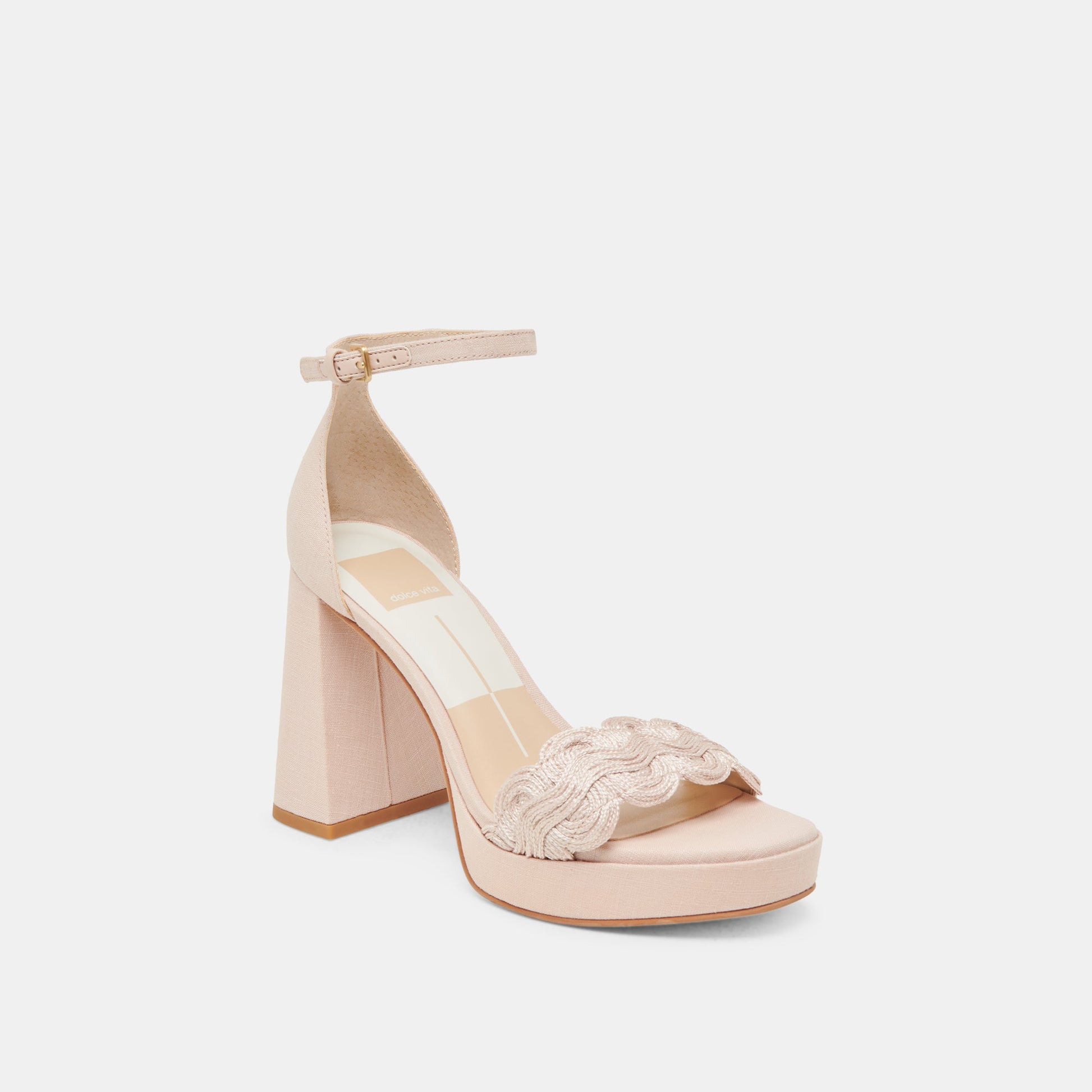 PELTIN HEELS LIGHT PINK WOVEN RAFFIA
 – Dolce Vita Dolce Vita us