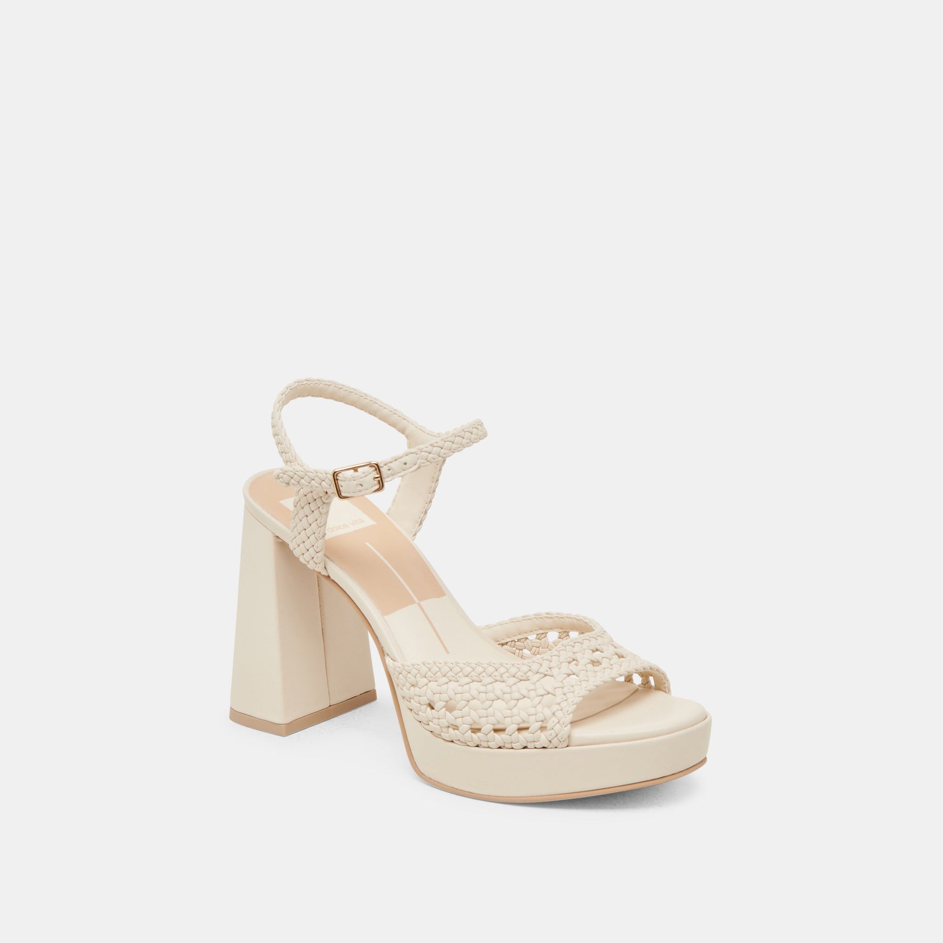 PEYTEN HEELS CREME WOVEN STELLA
 – Dolce Vita Dolce Vita Discount