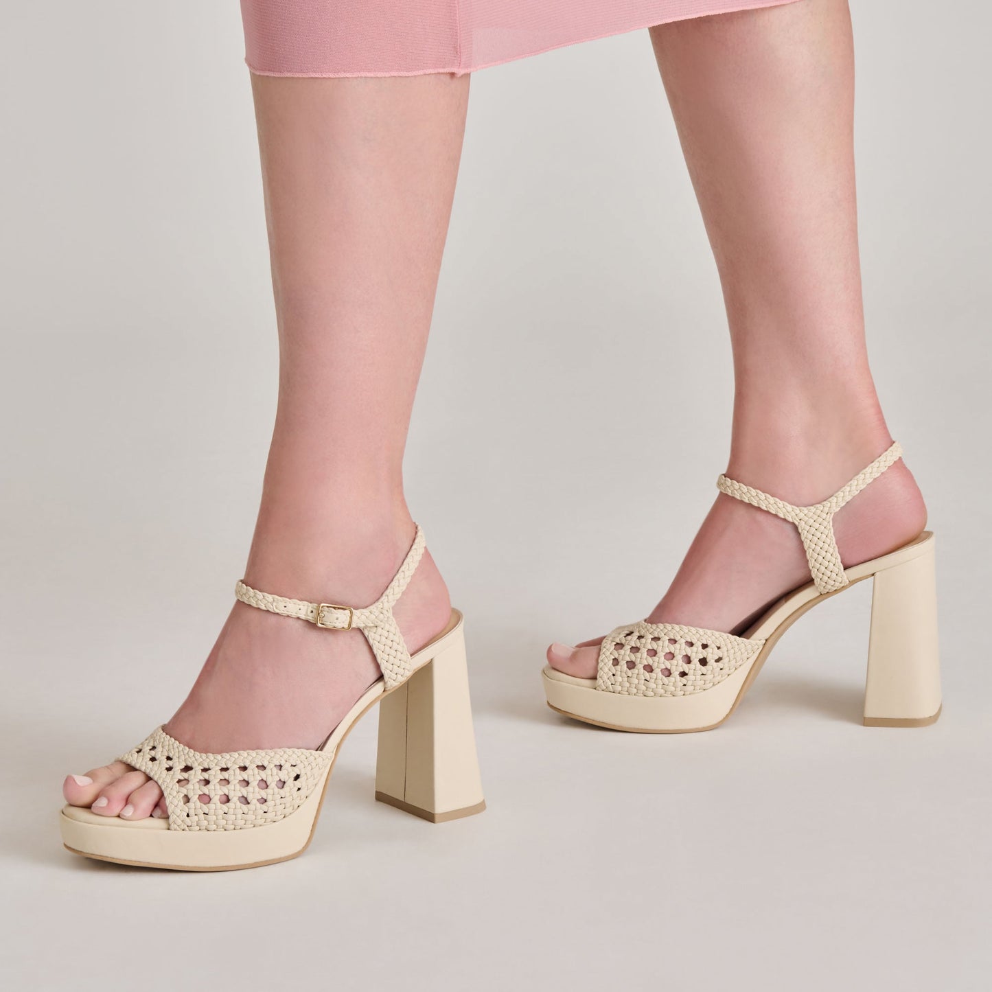 PEYTEN HEELS CREME WOVEN STELLA
 – Dolce Vita Dolce Vita Discount