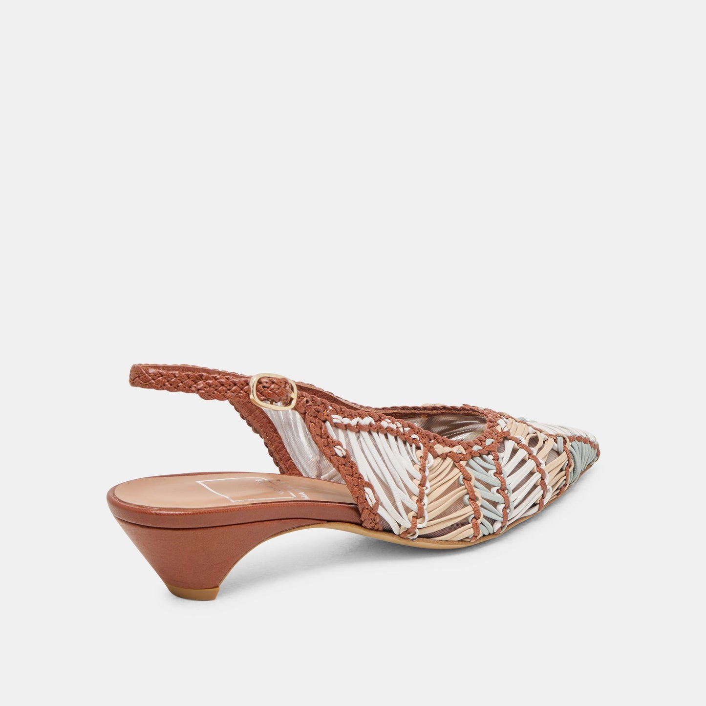 Dafney Tan Multi Woven Leather Heels Dolce Vita Online