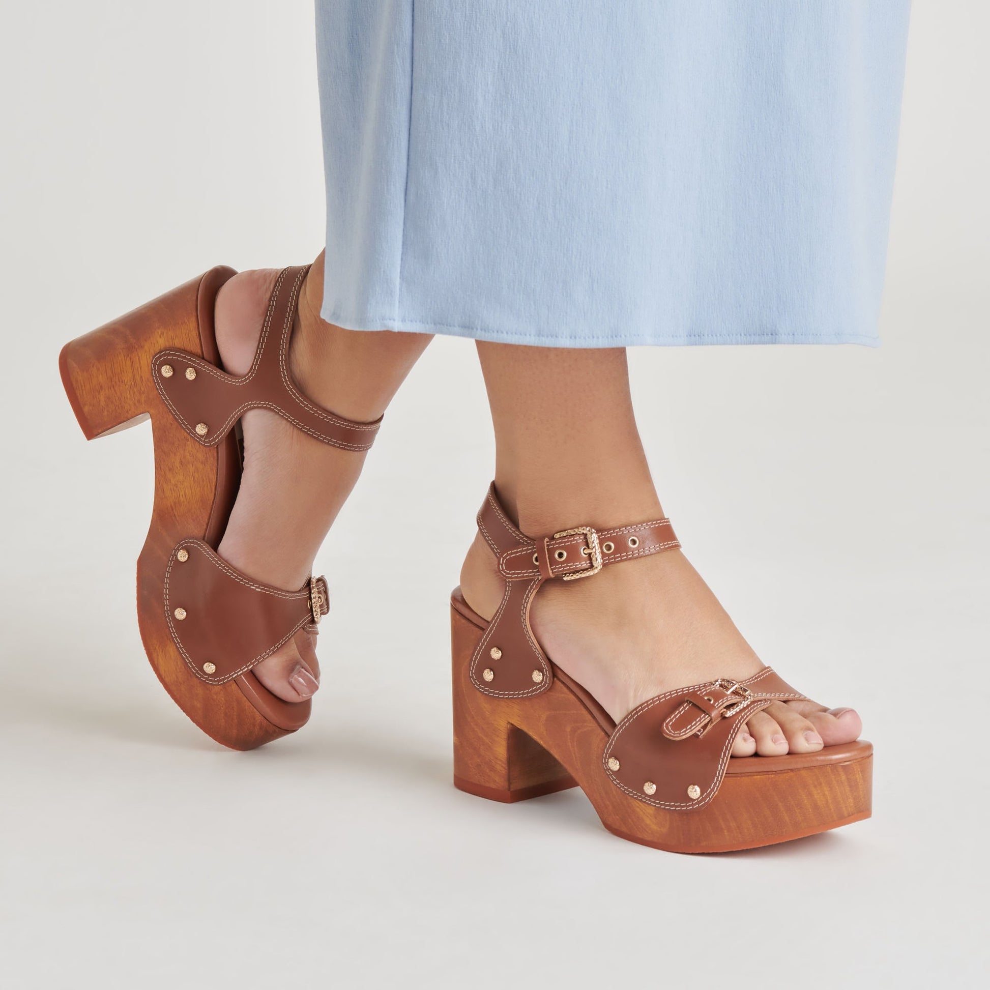 YANDY HEELS COGNAC LEATHER
 – Dolce Vita Dolce Vita Sale