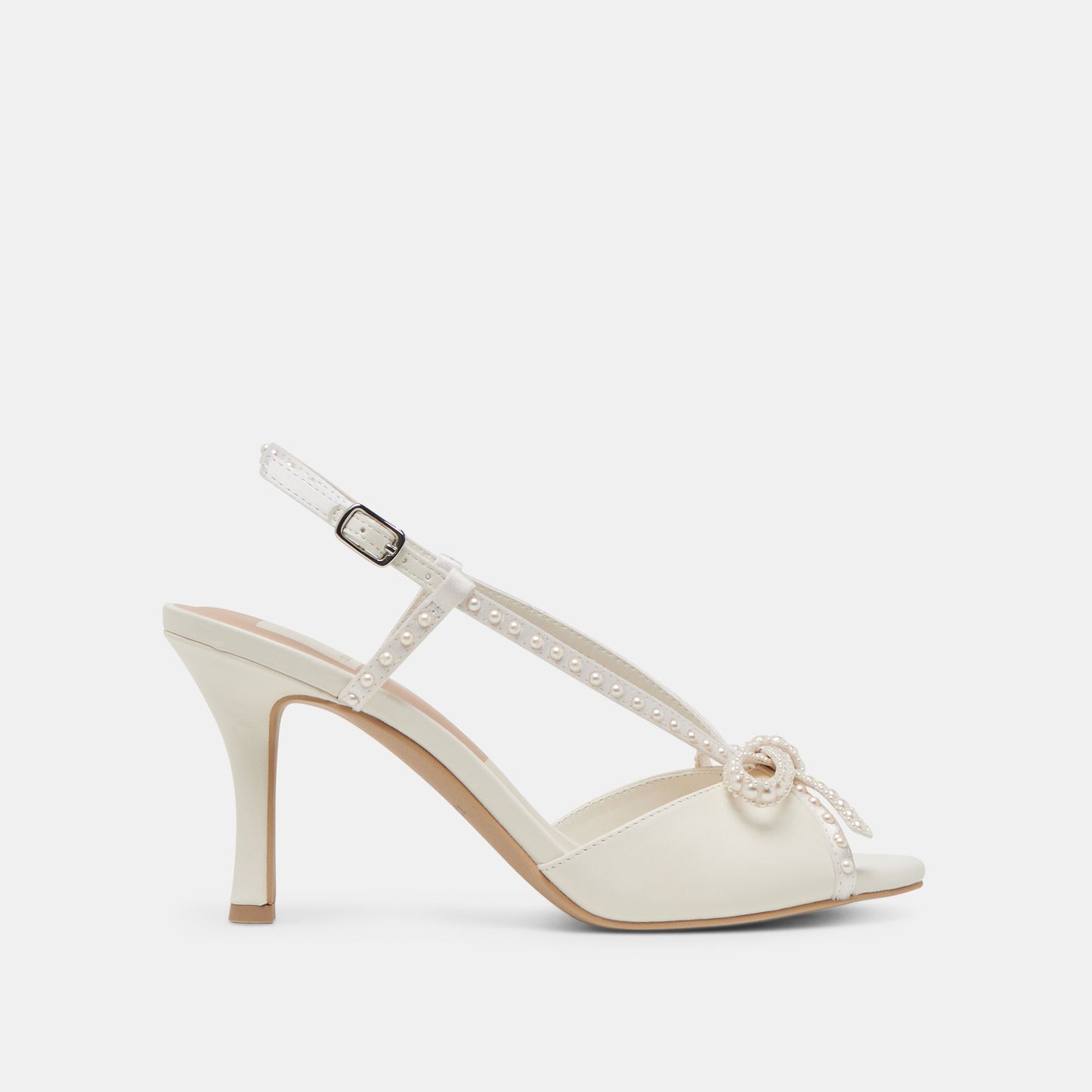 LONNY PEARL HEELS WHITE SATIN
 – Dolce Vita Dolce Vita Discount