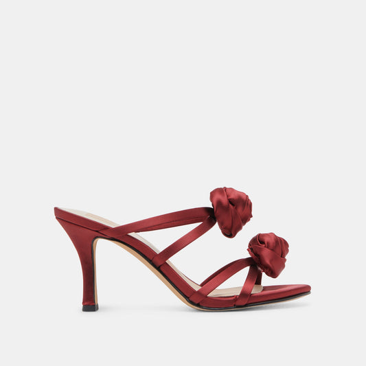 LINZY HEELS WINE SATIN
 – Dolce Vita Dolce Vita Sale