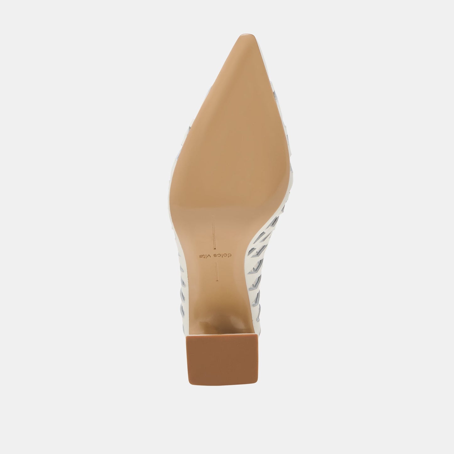 Tanya Bone Woven Leather Heels Dolce Vita Outlet