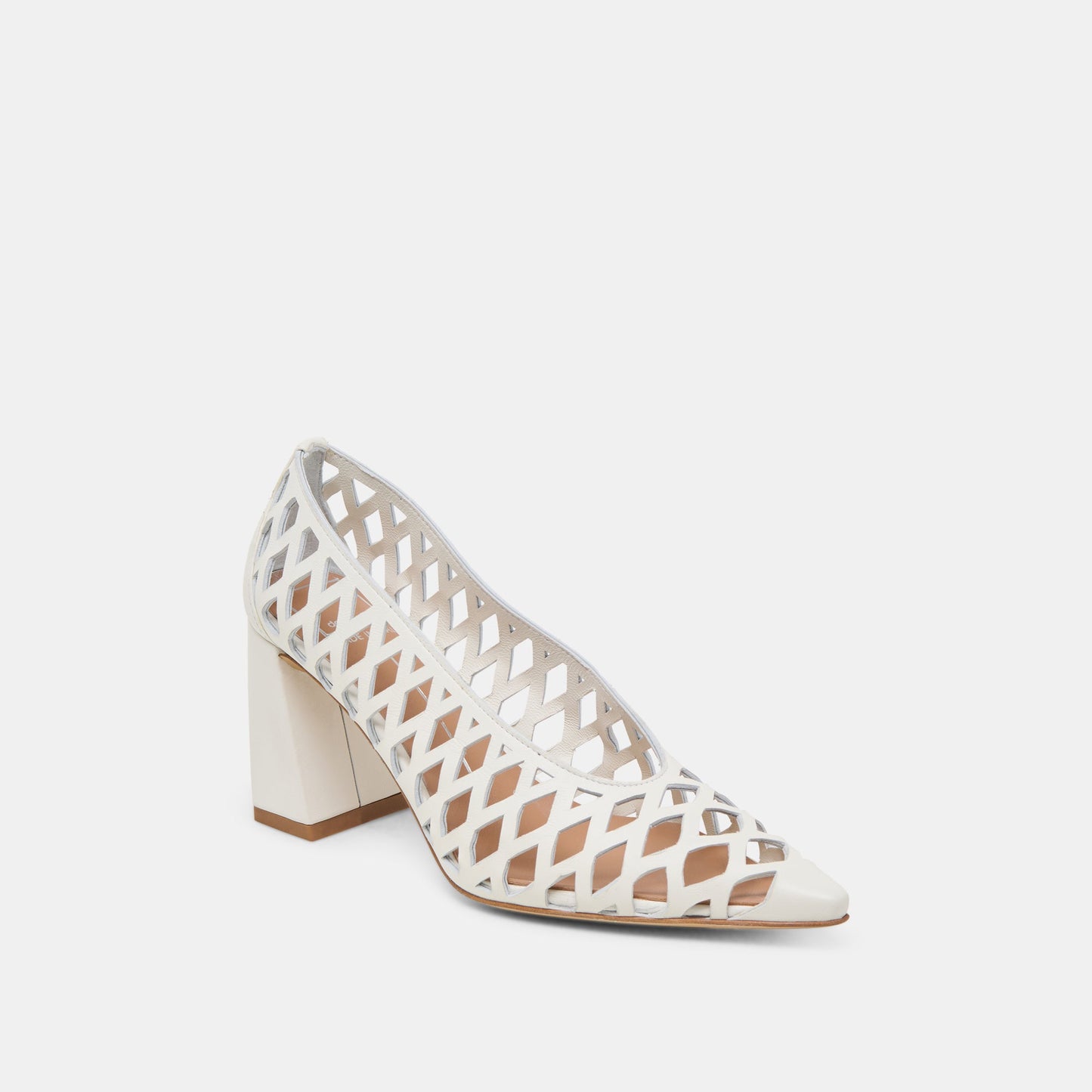 Tanya Bone Woven Leather Heels Dolce Vita Outlet