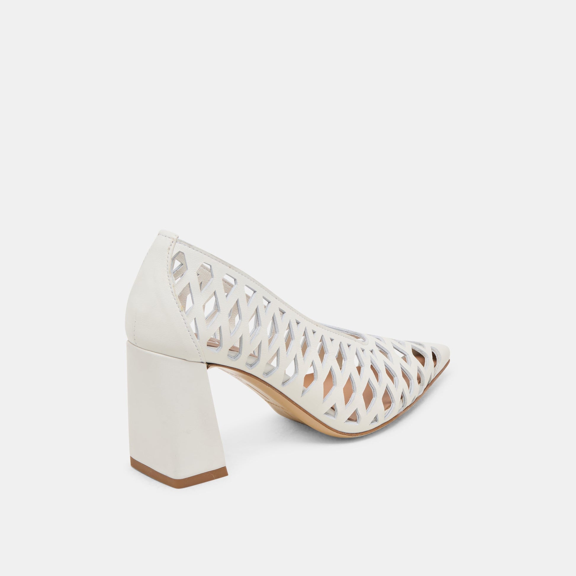Tanya Bone Woven Leather Heels Dolce Vita Outlet