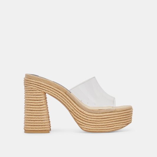 LICHIA HEELS NATURAL VINYL
 – Dolce Vita Dolce Vita For sale