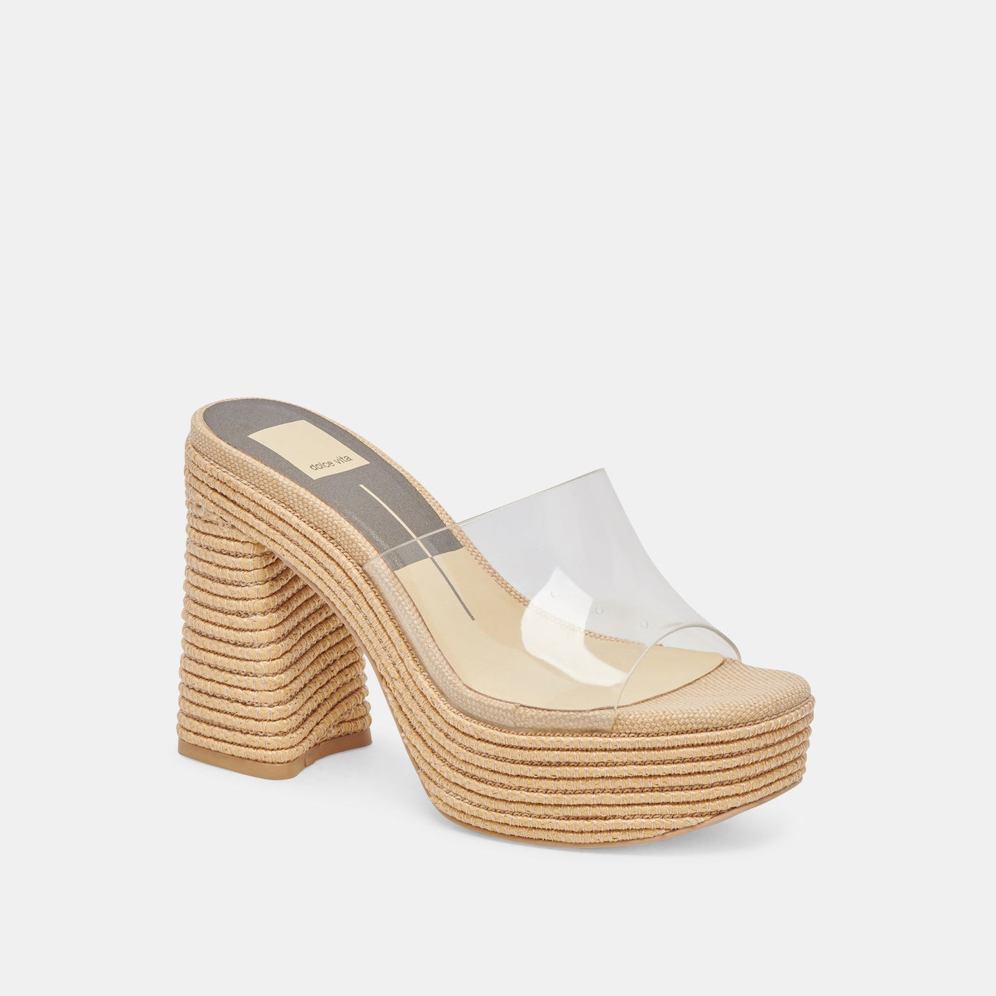 LICHIA HEELS NATURAL VINYL
 – Dolce Vita Dolce Vita For sale