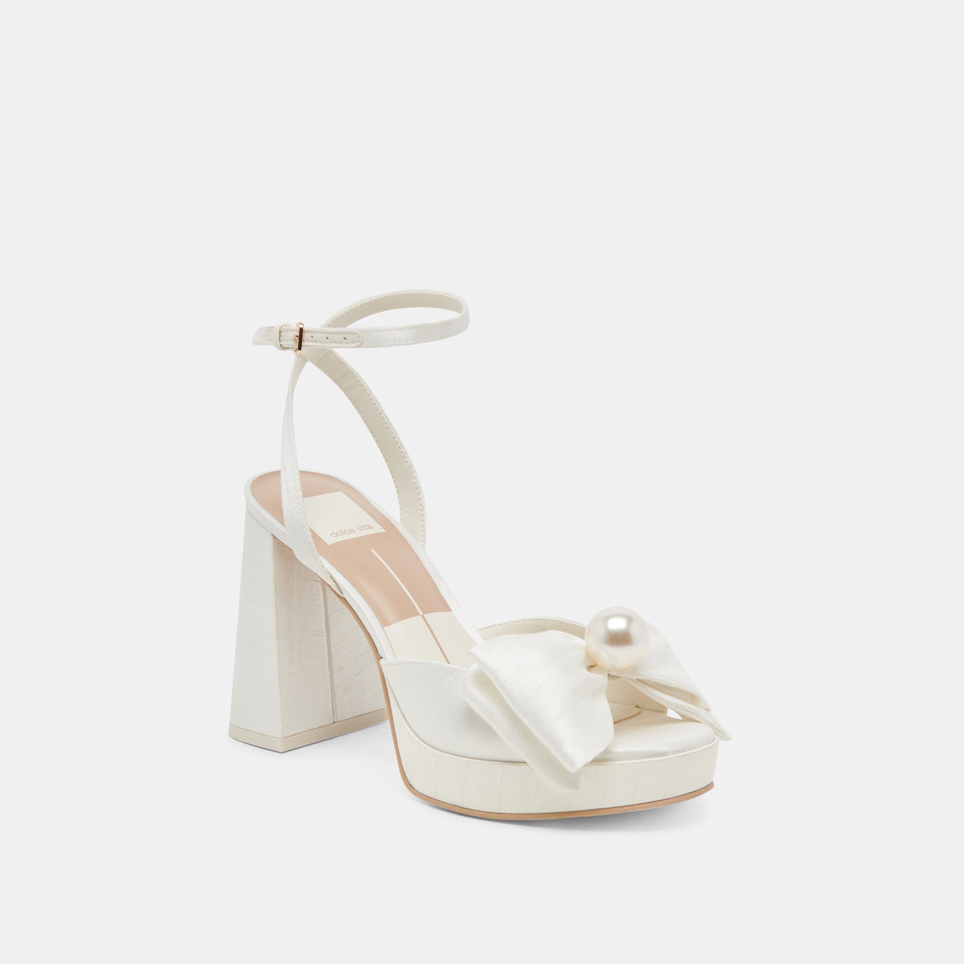 PATTON HEELS IVORY SATIN
 – Dolce Vita Dolce Vita Online