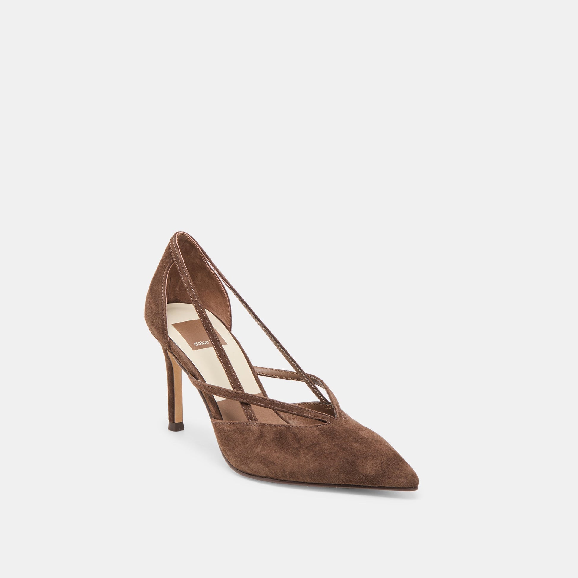 Kaine Dk Brown Suede Heels Dolce Vita Sale
