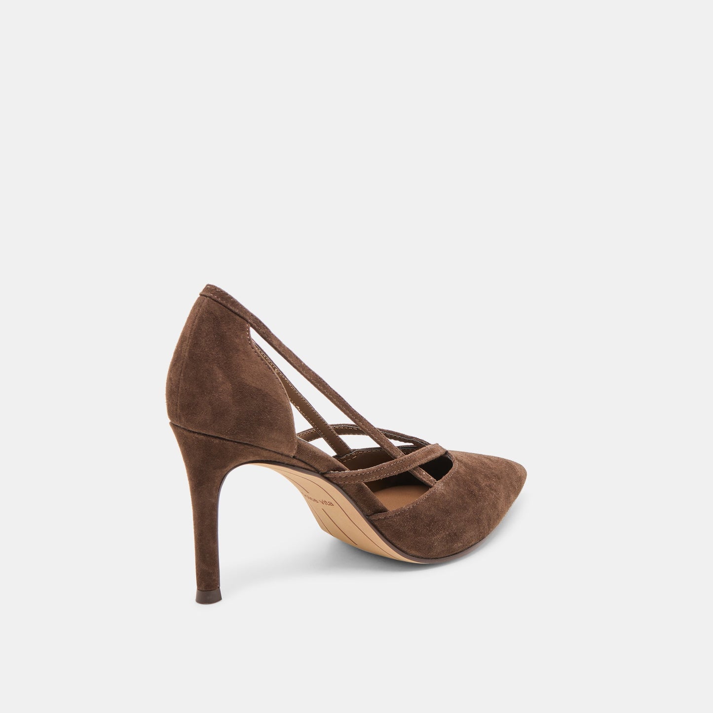 Kaine Dk Brown Suede Heels Dolce Vita Sale