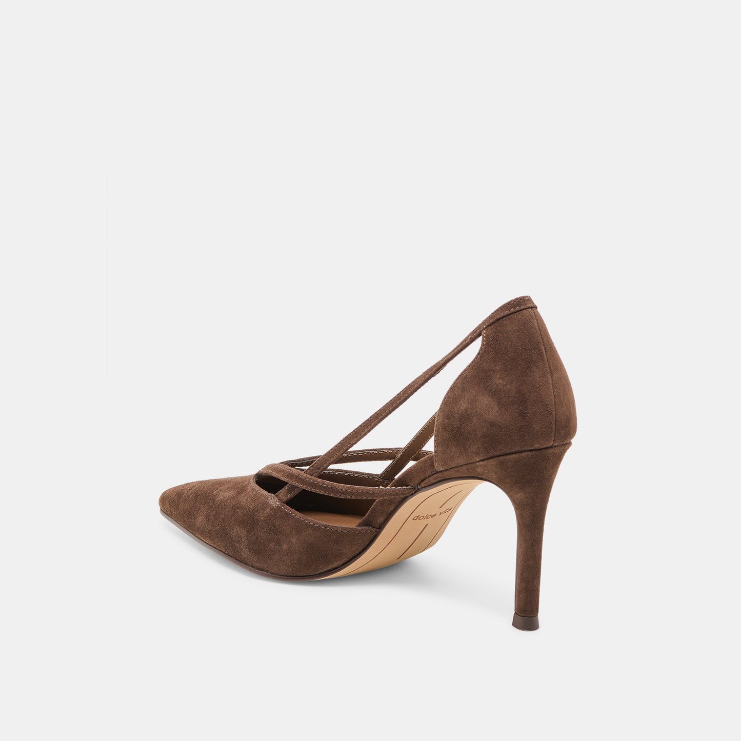 Kaine Dk Brown Suede Heels Dolce Vita Sale