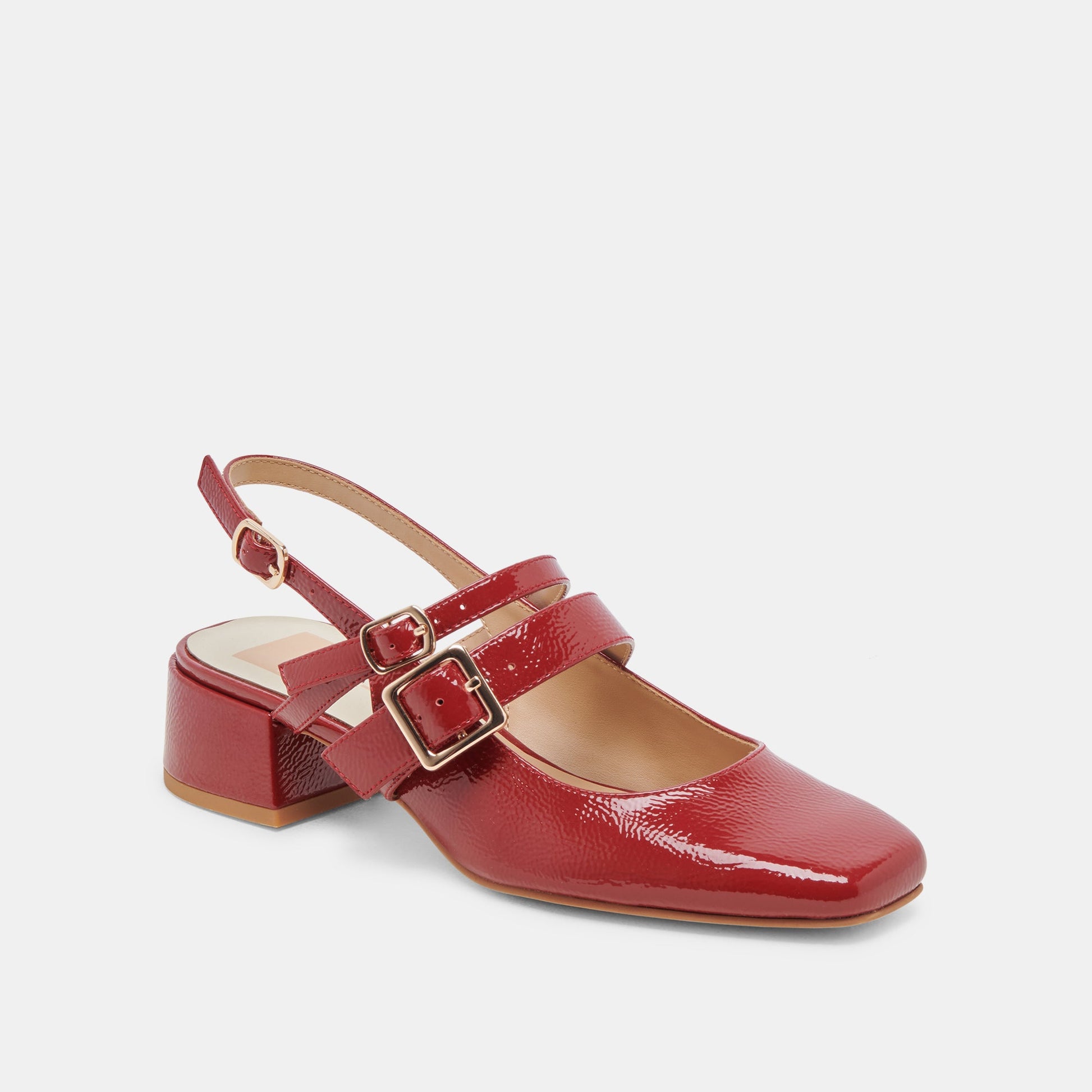 PATZY HEELS CRIMSON CRINKLE PATENT LEATHER
 – Dolce Vita Dolce Vita Outlet