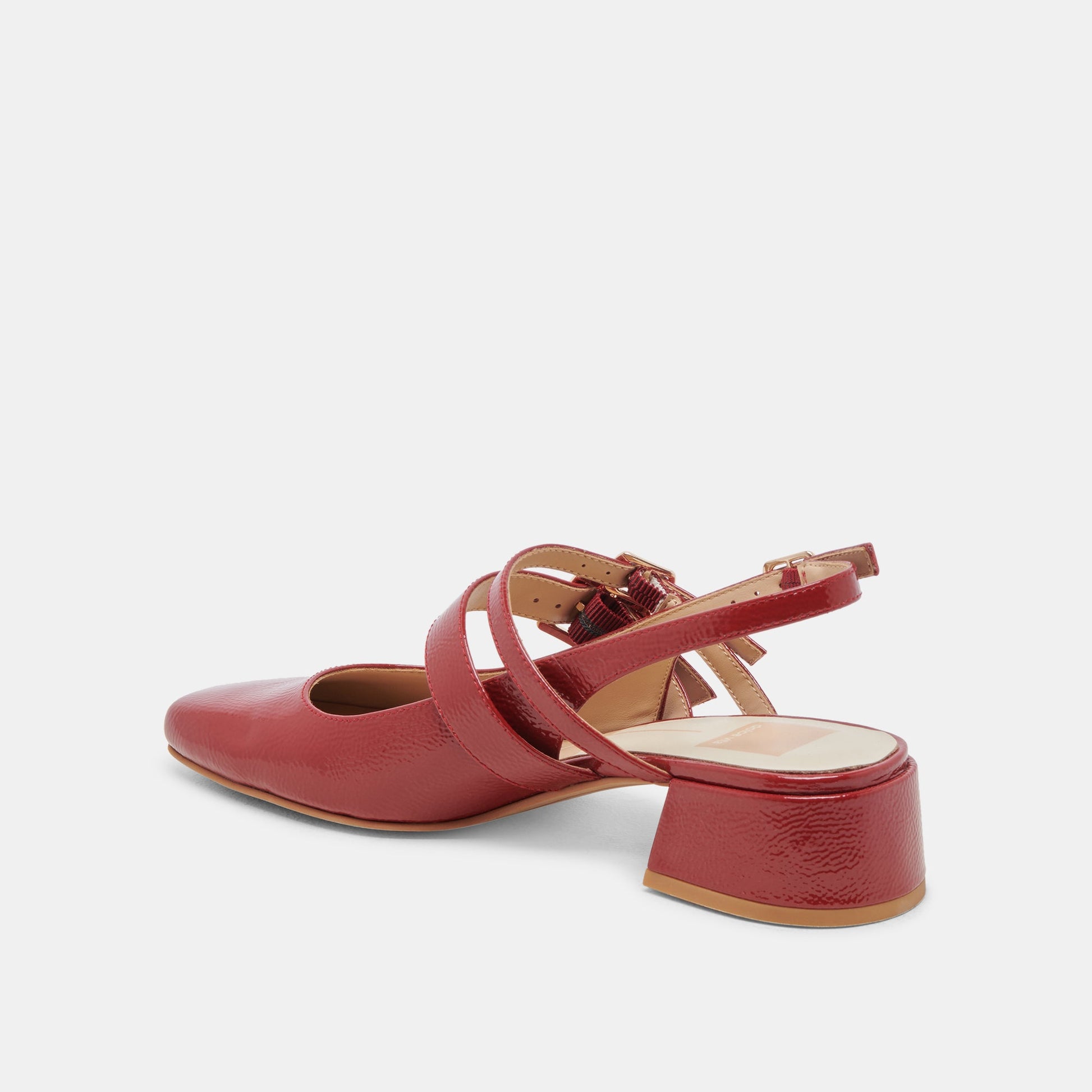 PATZY HEELS CRIMSON CRINKLE PATENT LEATHER
 – Dolce Vita Dolce Vita Outlet