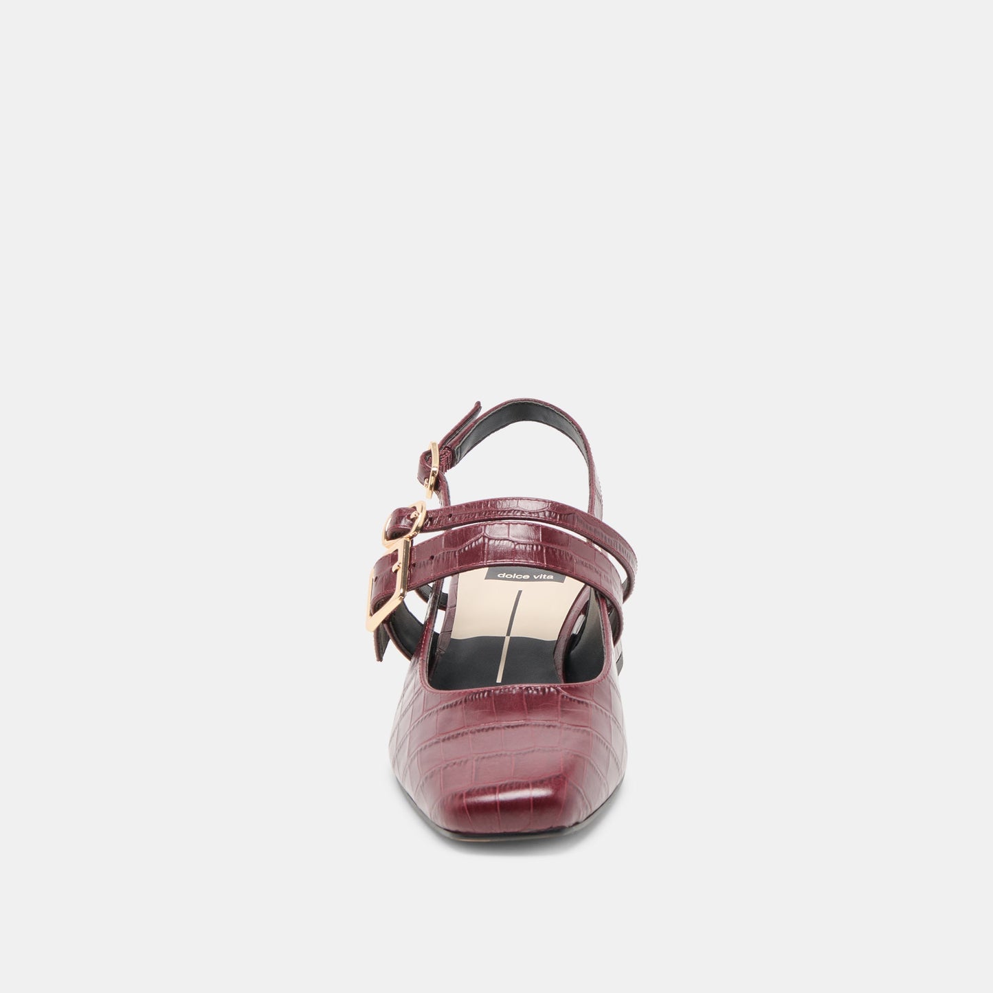 Patzy Oxblood Embossed Leather Heels Dolce Vita On sale