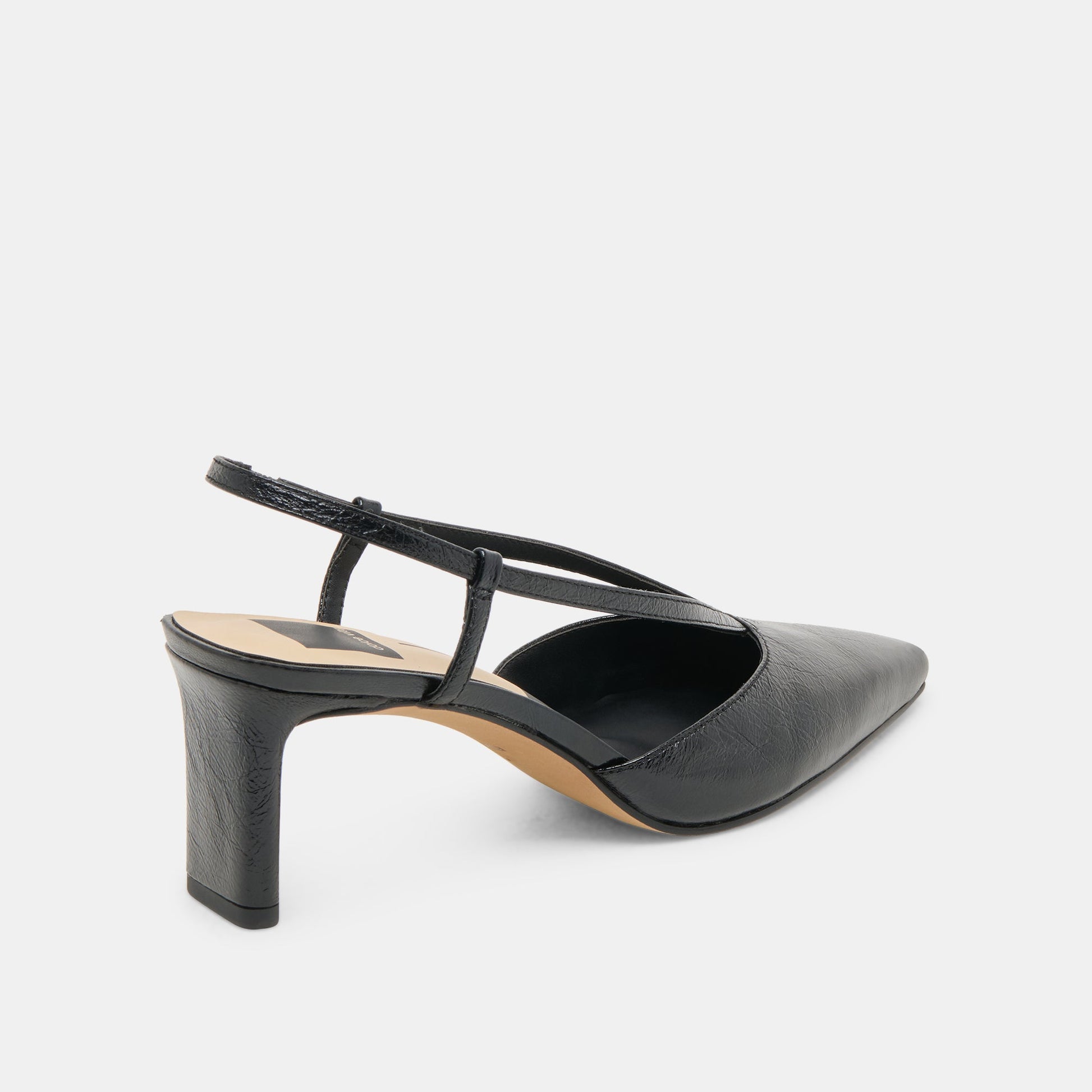 Ginay Black Leather Heels Dolce Vita Sale