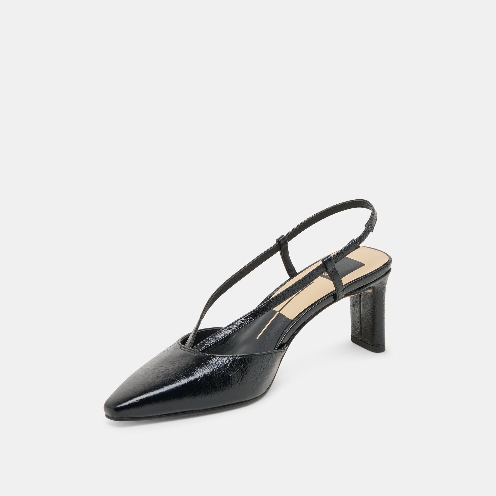 Ginay Black Leather Heels Dolce Vita Sale